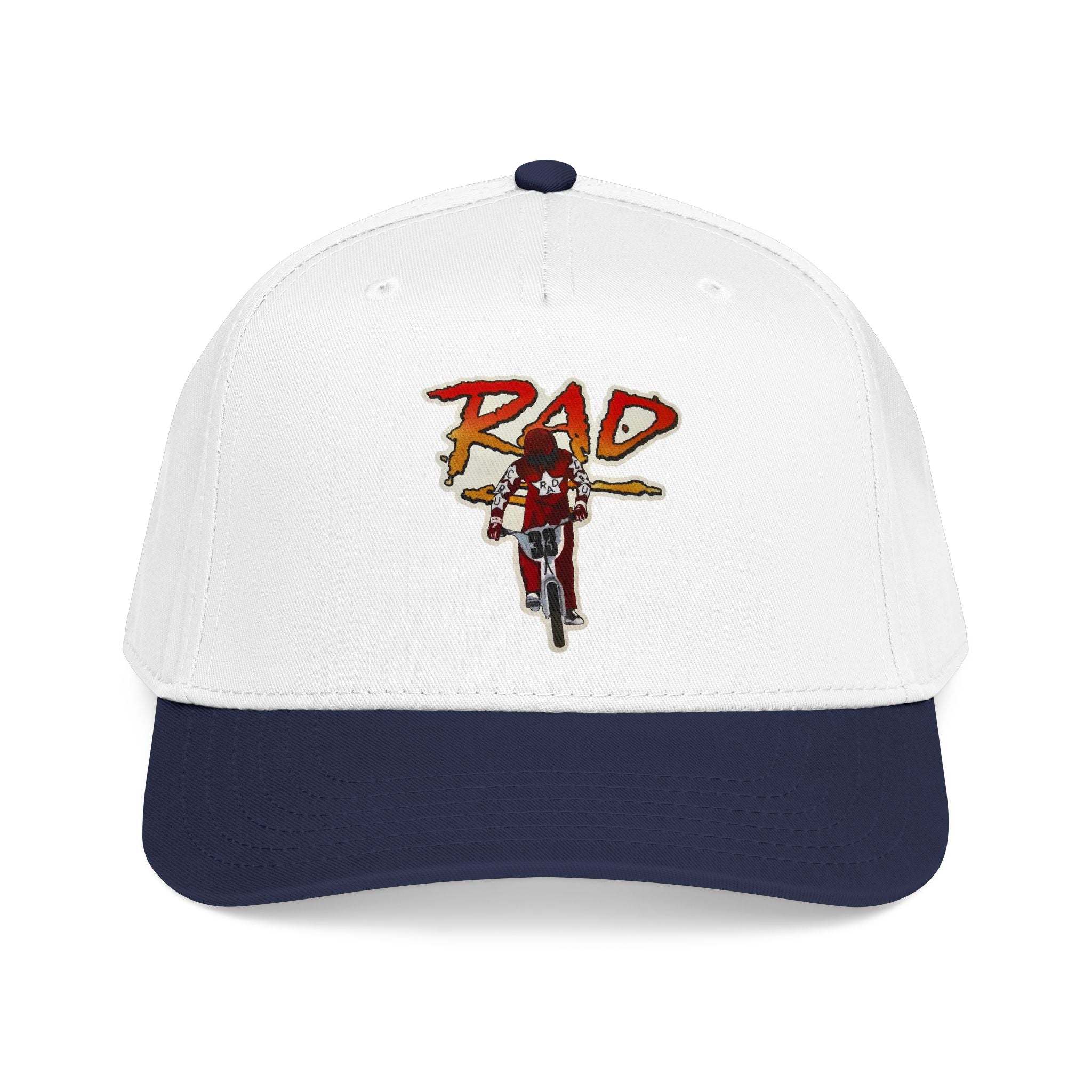 Rad- Dirt Bike Cap — Retro Motocross Baseball Hat
