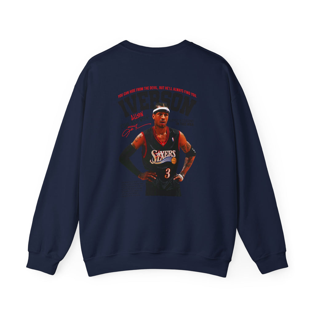 Retro-Allen Iverson Retro Crewneck Sweatshirt