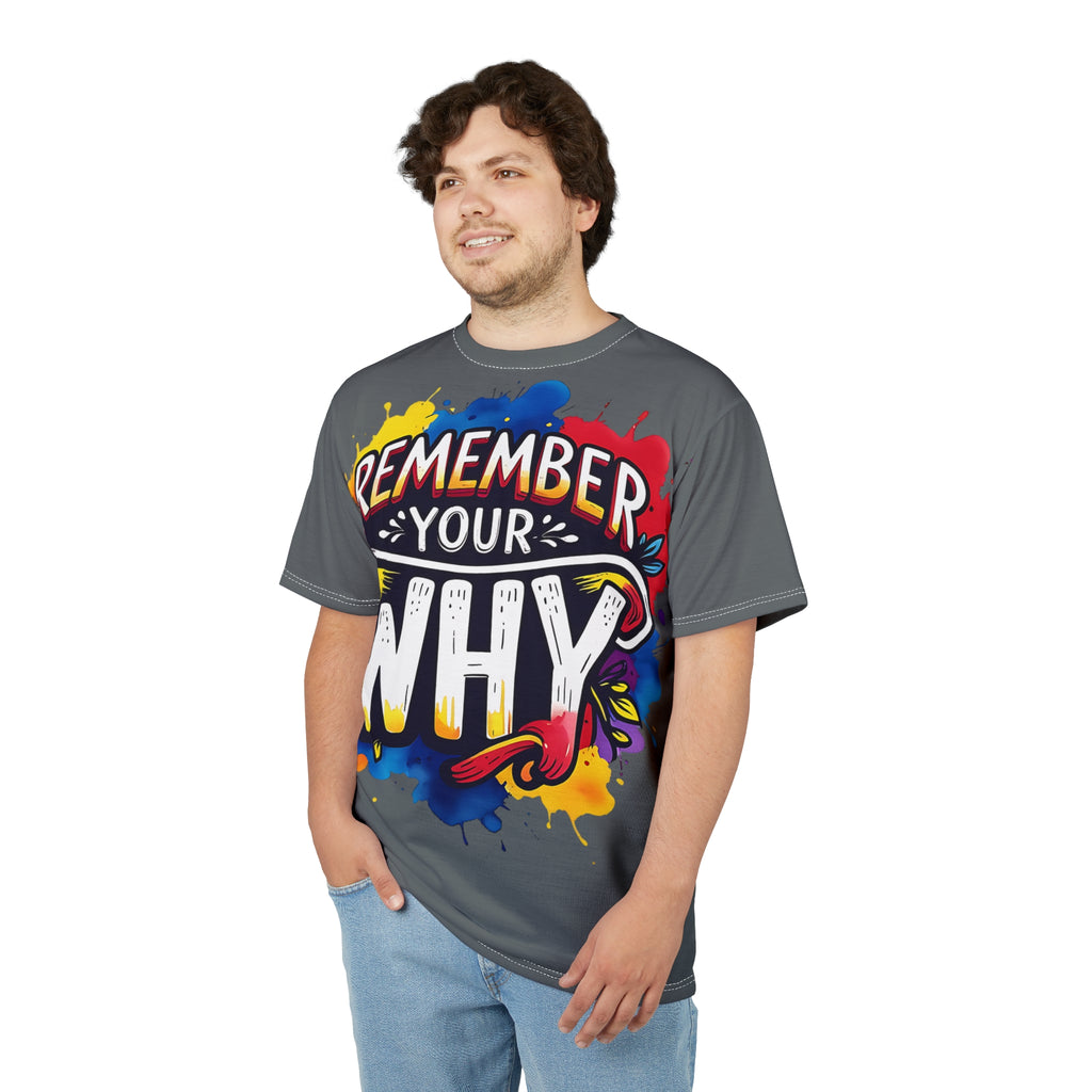 Streetwear-Remember Your Why T-Shirt — Motivational Graphic Tee for Inspiration & Fitness