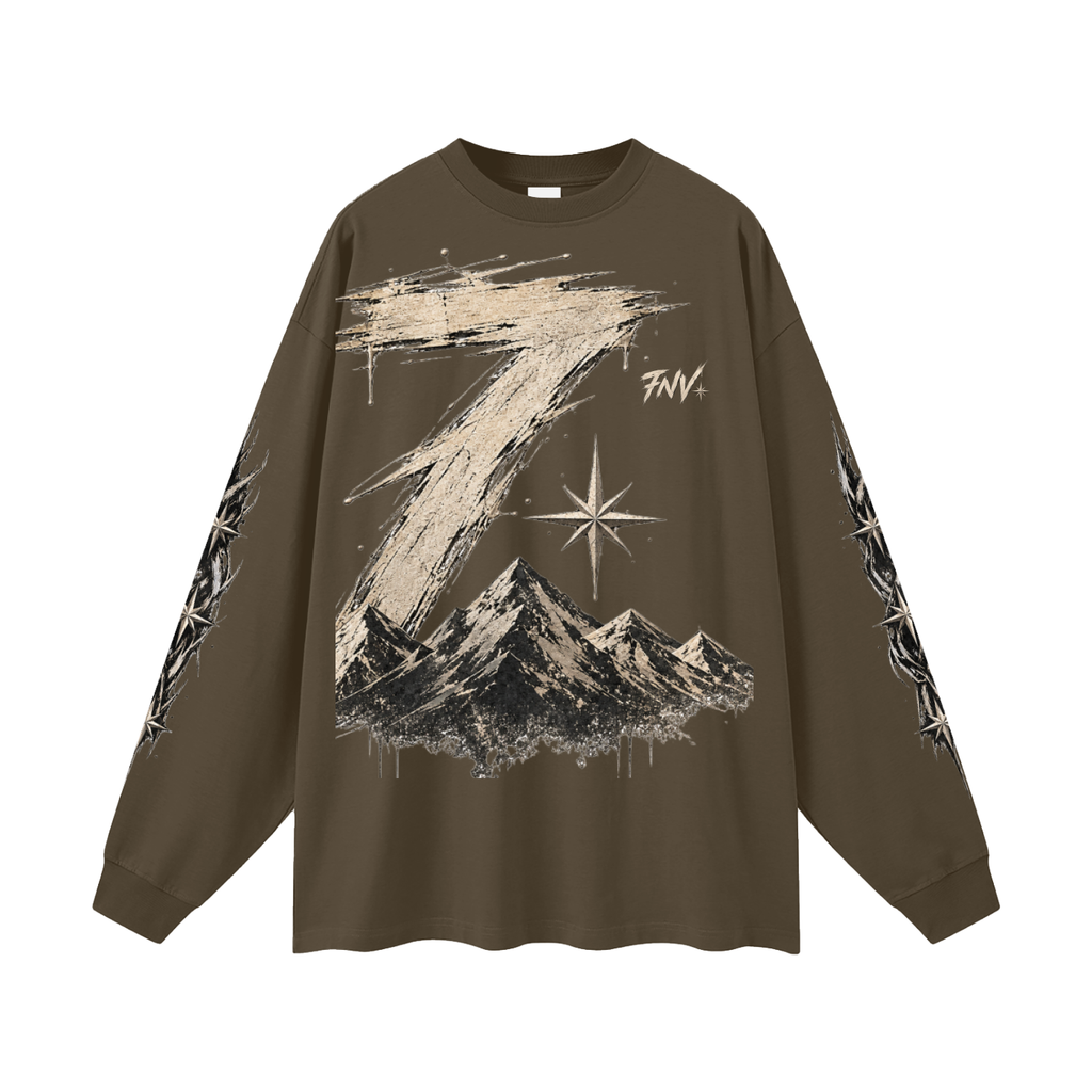 7NV-Oversized Unisex Long Sleeve T-Shirt