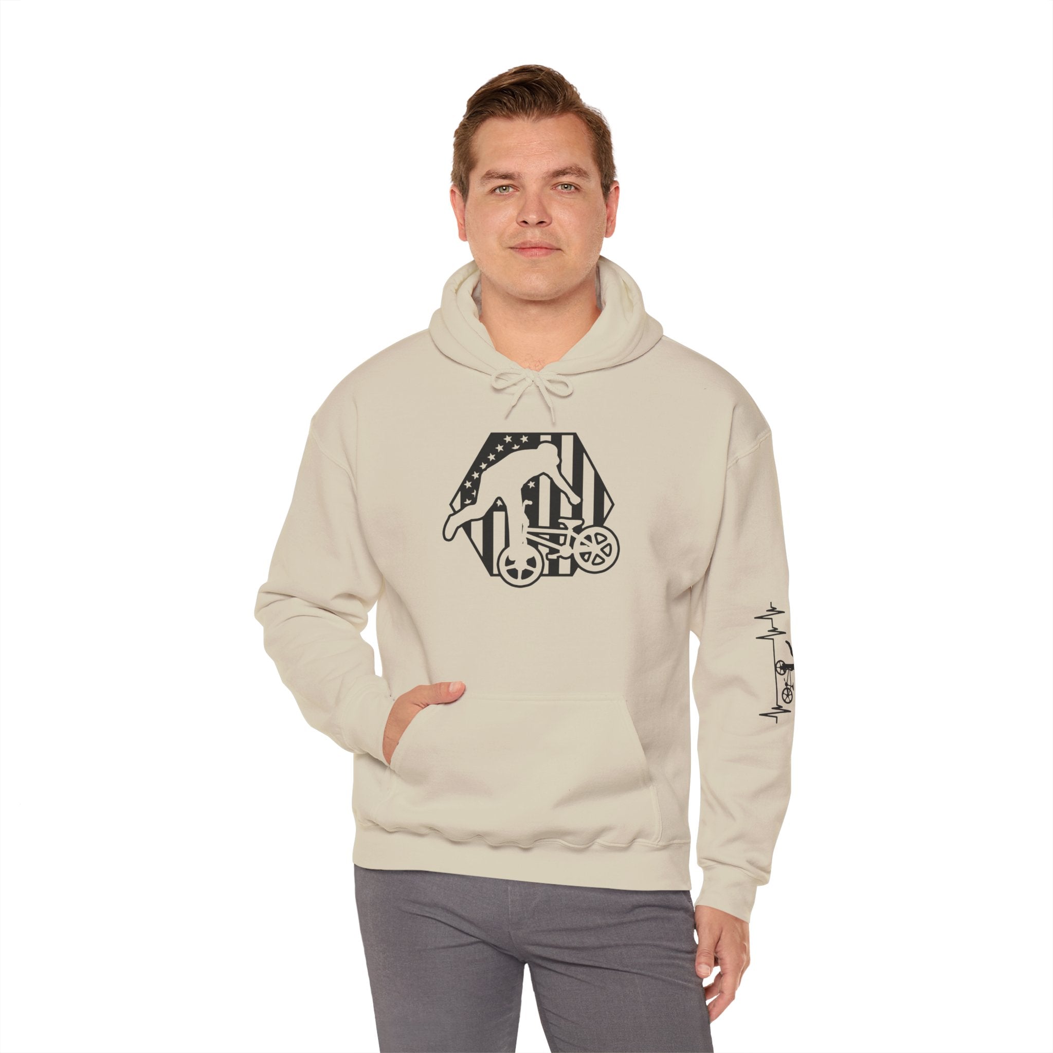 Rad-BMX Is Importanter Hoodie — Funny BMX Rider Sweatshirt