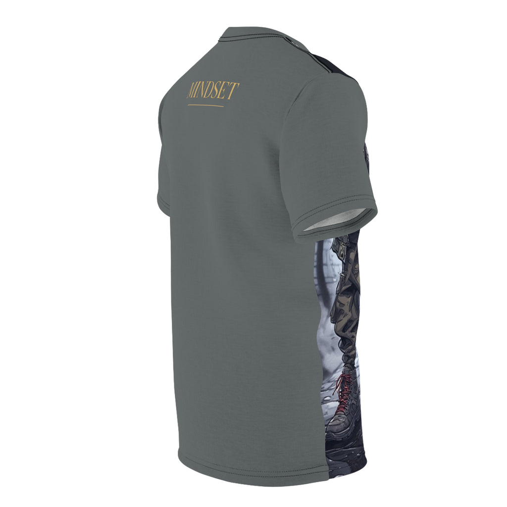 Mindset- Streetwear Graphic Tee — Dual Hooded Rebels Winter Scene