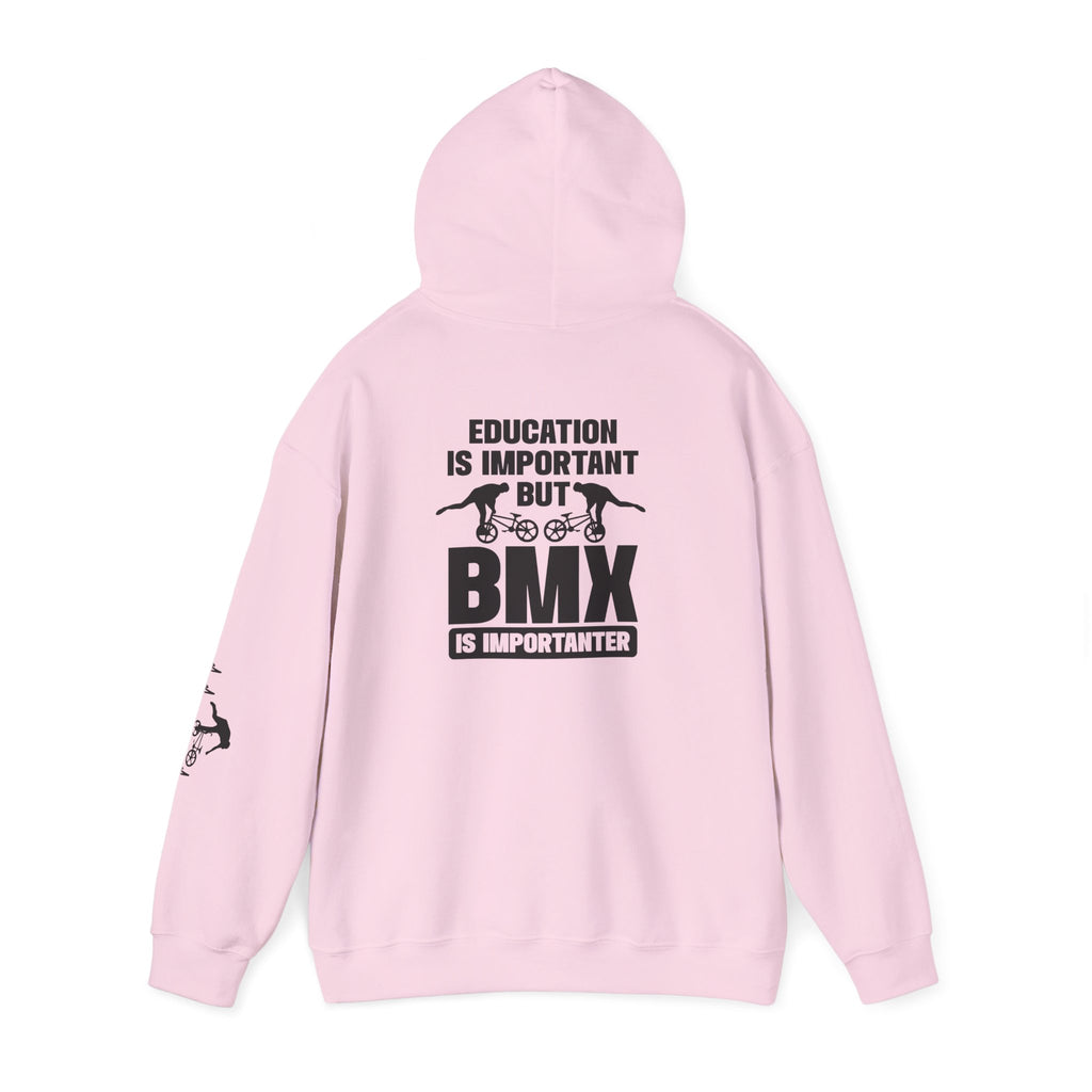 Rad-BMX Is Importanter Hoodie — Funny BMX Rider Sweatshirt