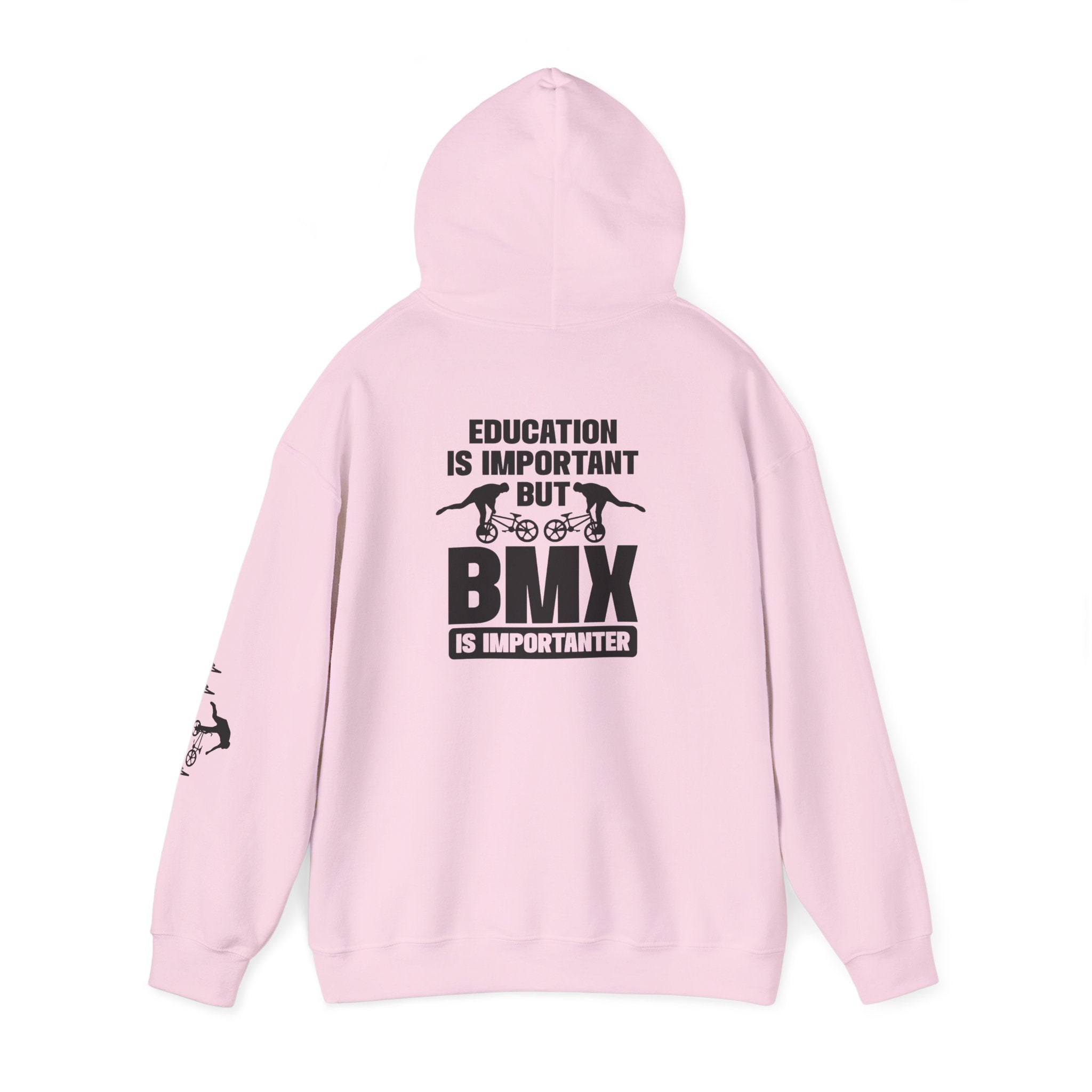 Rad-BMX Is Importanter Hoodie — Funny BMX Rider Sweatshirt