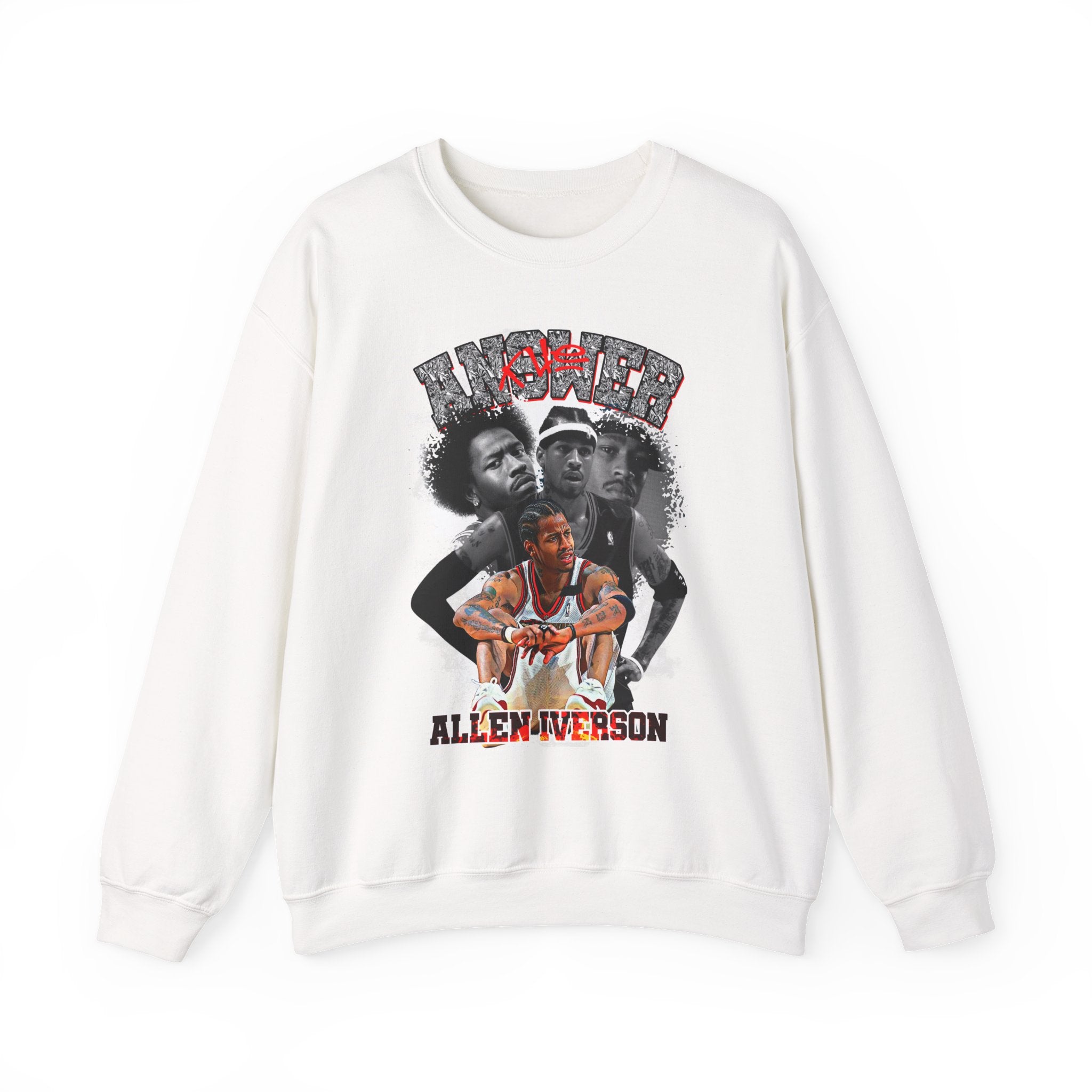 Retro-Allen Iverson Retro Crewneck Sweatshirt