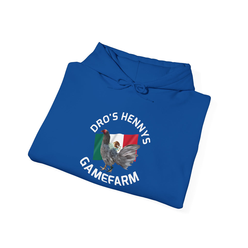 Henny-Gamefarm Hoodie — Dro's Kenny's Logo Sweatshirt (Mexican Flag)