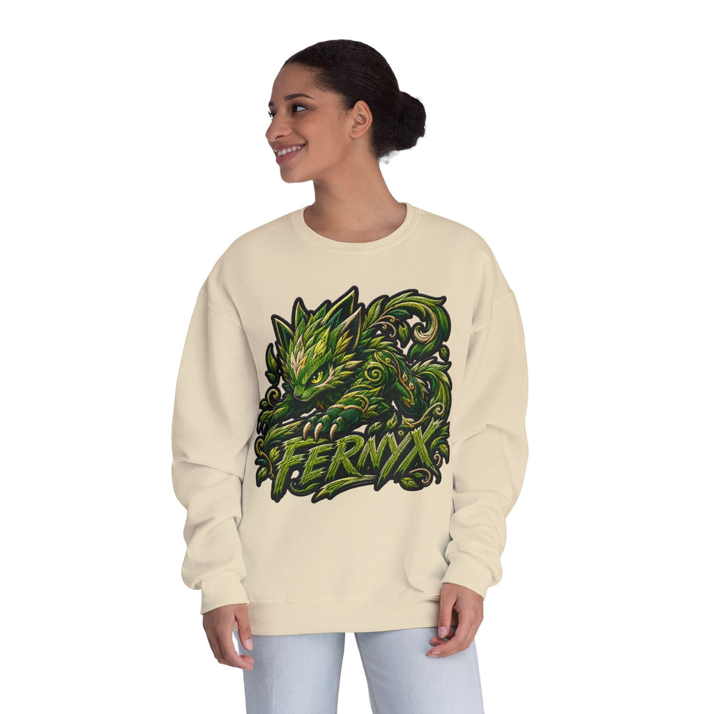 Shadow- "FERNYX" Green Graffiti Crewneck