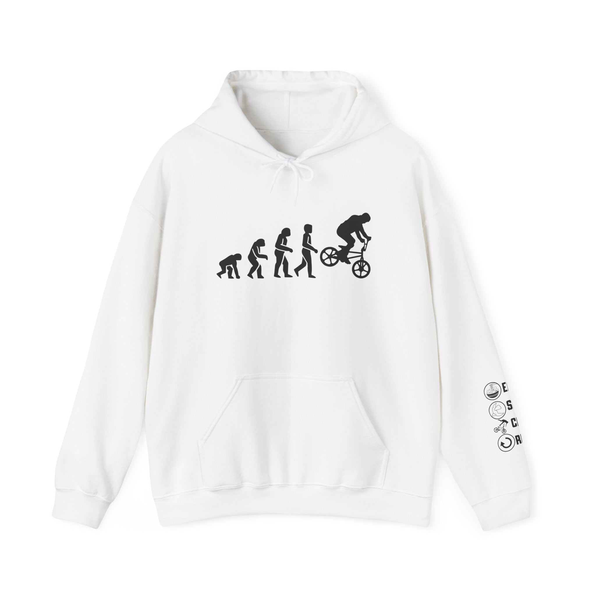Rad-BMX Evolution Hoodie — BMX Rider Pullover for Cyclists & Streetwear