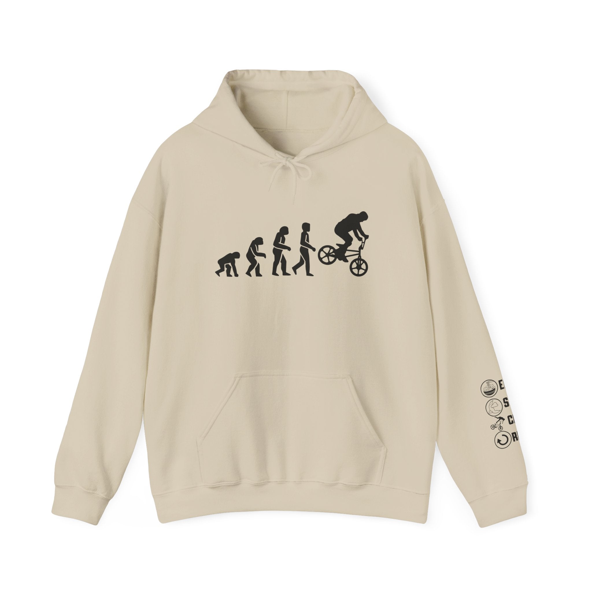 Rad-BMX Evolution Hoodie — BMX Rider Pullover for Cyclists & Streetwear