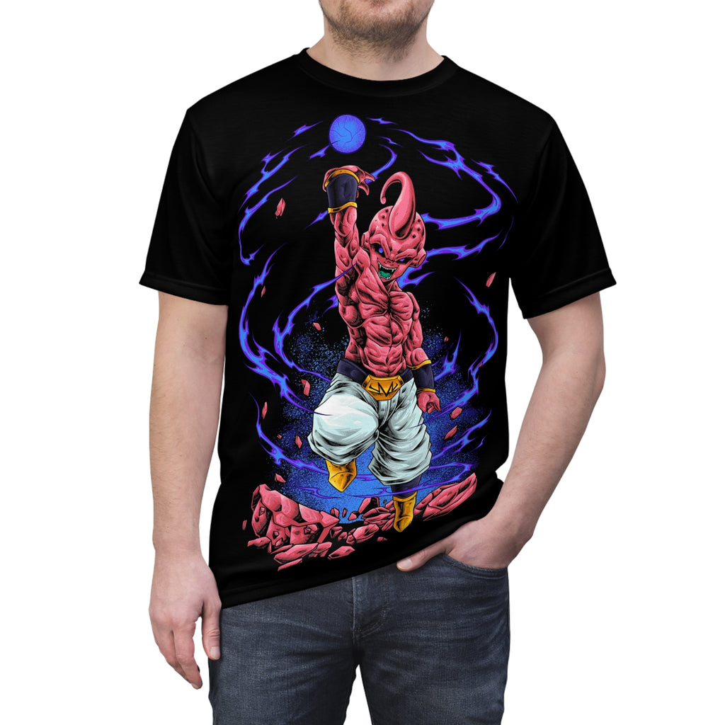 Dragon-Majin Buu Cosmic Power Tee — Anime Villain Graphic T-Shirt