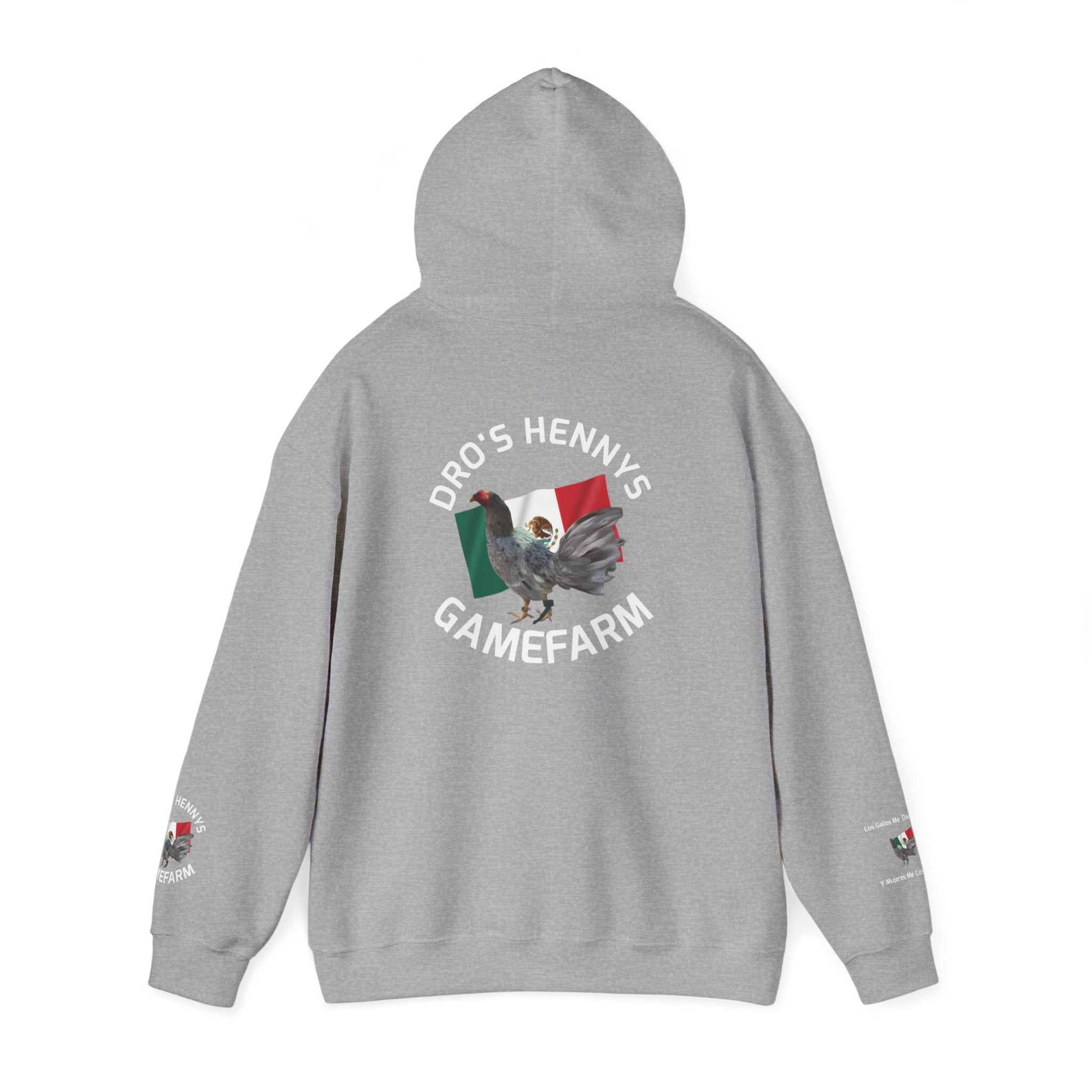 Henny-Gamefarm Hoodie — Dro's Kenny's Logo Sweatshirt (Mexican Flag)