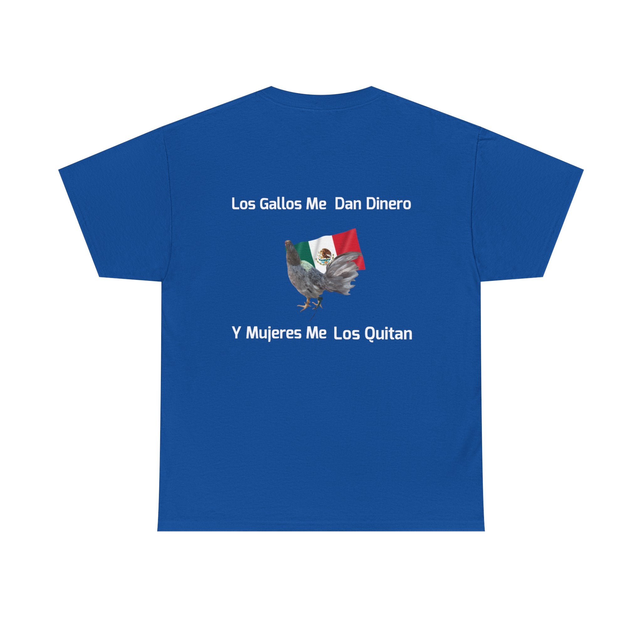 Henny-Gamefowl Tee — "Dro's Henny's Gamefarm" Mexican Flag Rooster Shirt