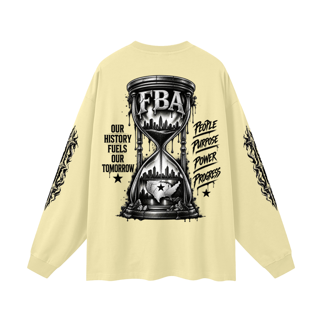 FBA-Oversized Unisex Long Sleeve T-Shirt