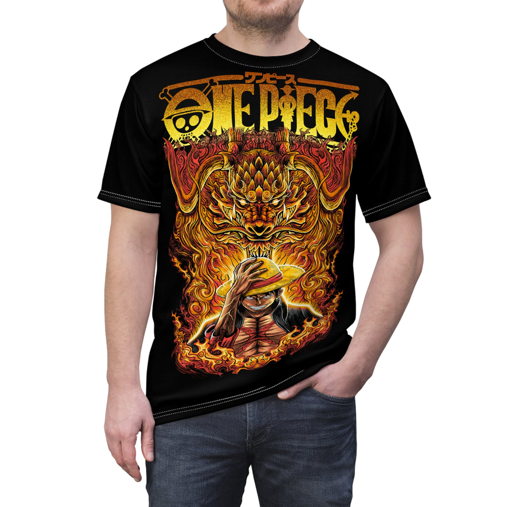 Anime- Dragon Fire Graphic Tee