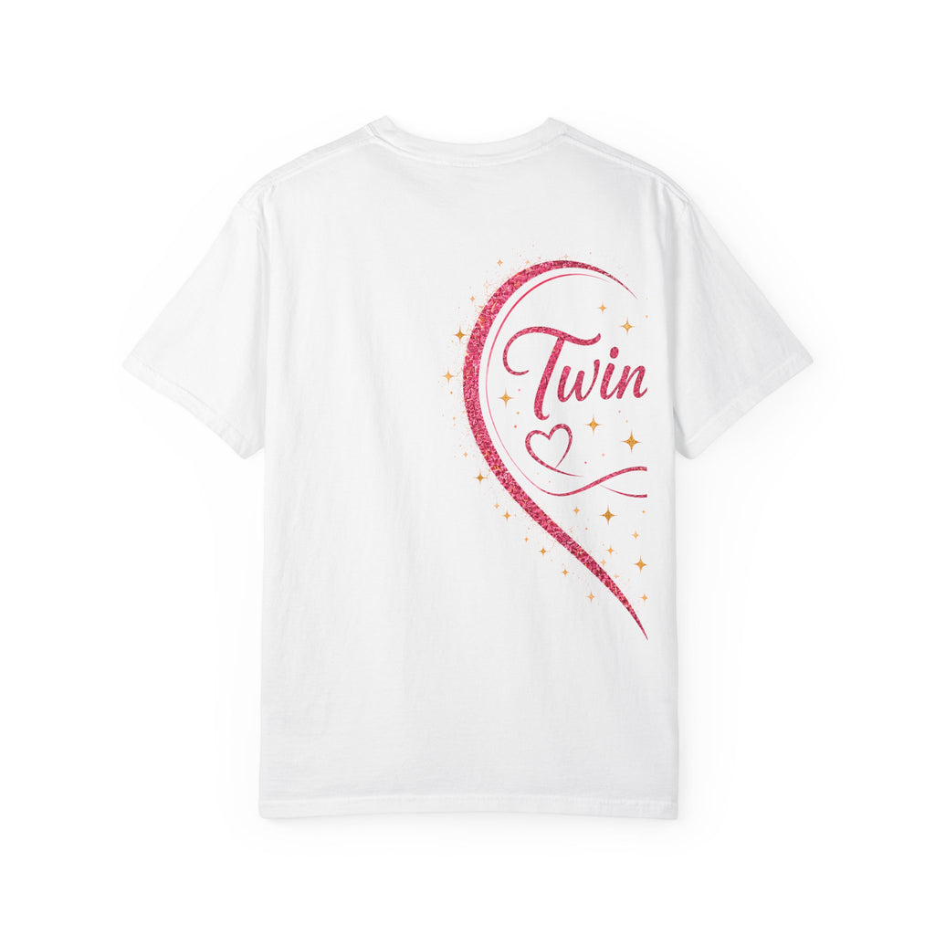 Tiff-Twin Sisters T-Shirt – “Two Hearts One Unbreakable Bond” Graphic Tee
