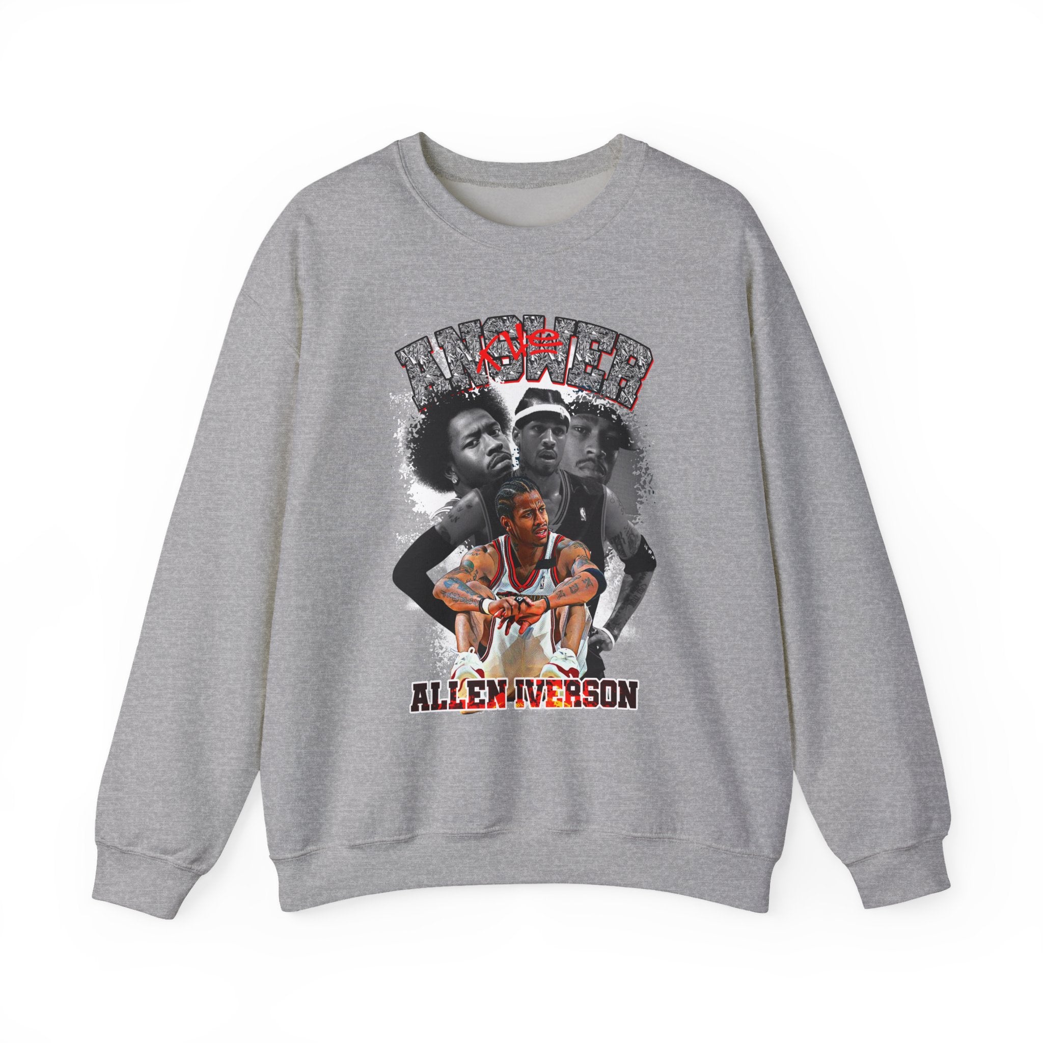 Retro-Allen Iverson Retro Crewneck Sweatshirt