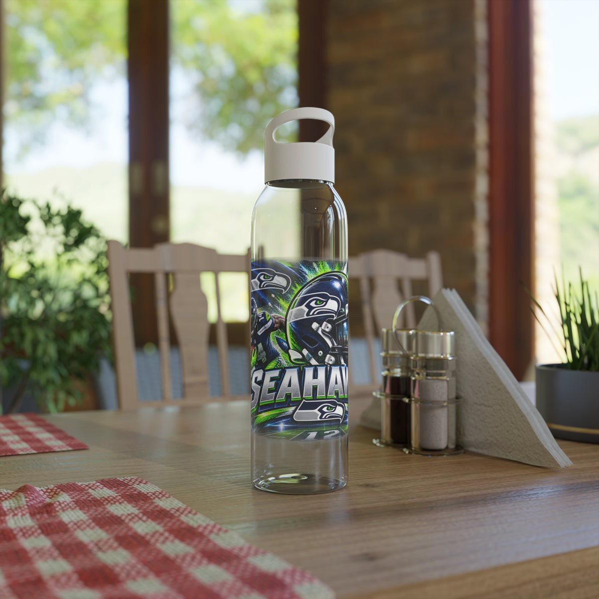 ZzTeam-Helmet Graphic Water Bottle