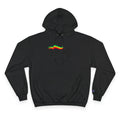 Variety-Rastafarian Lion Hoodie — Lion of Judah Design with Rasta Flag & YHWH Back Print