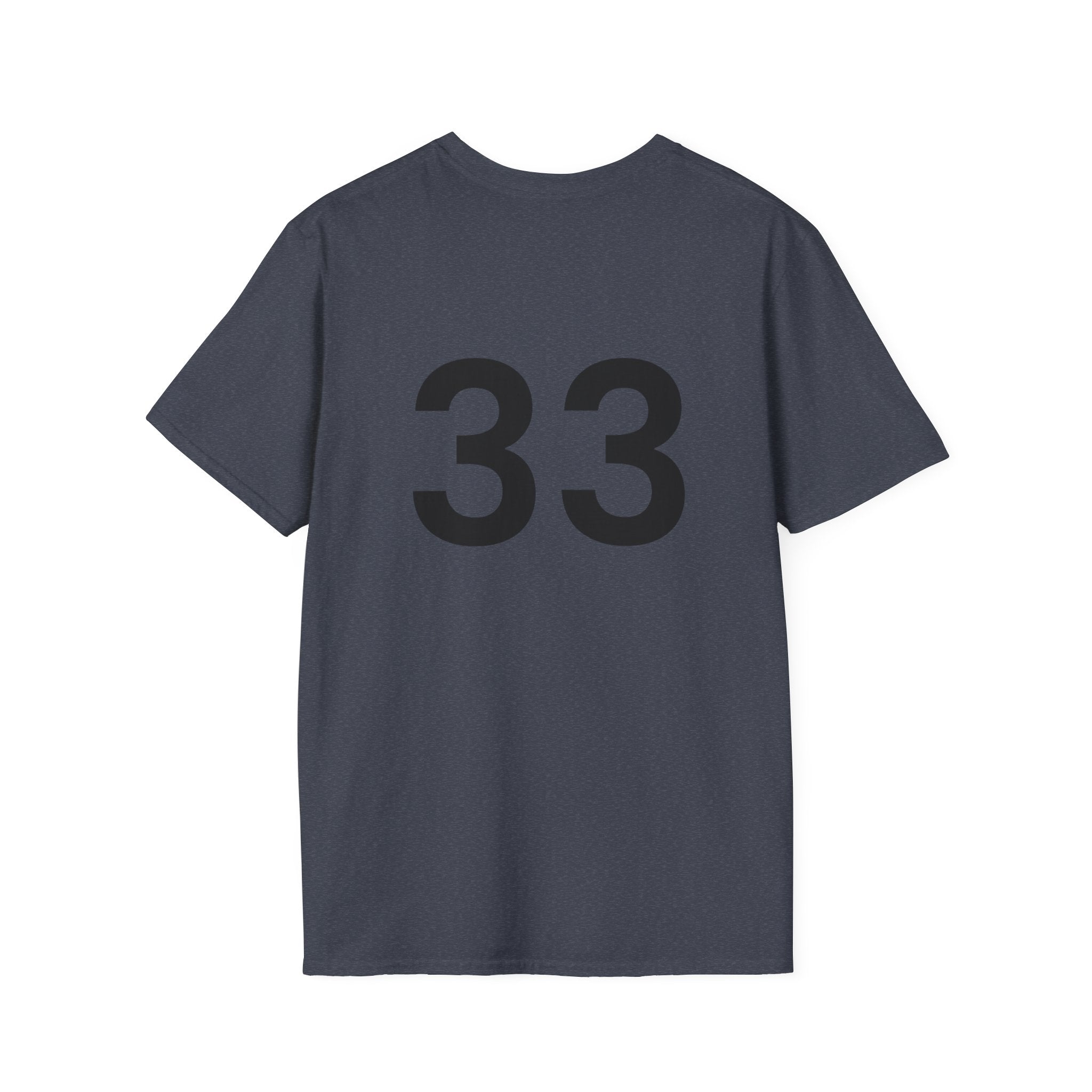 Rad- Life T-Shirt — Motocross Rider Tee with Back Number 33