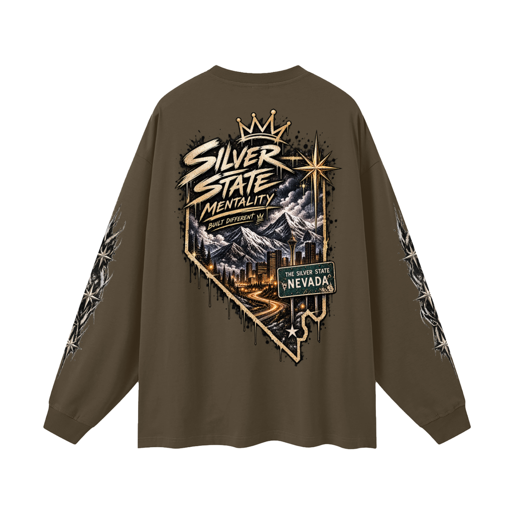 7NV-Oversized Unisex Long Sleeve T-Shirt