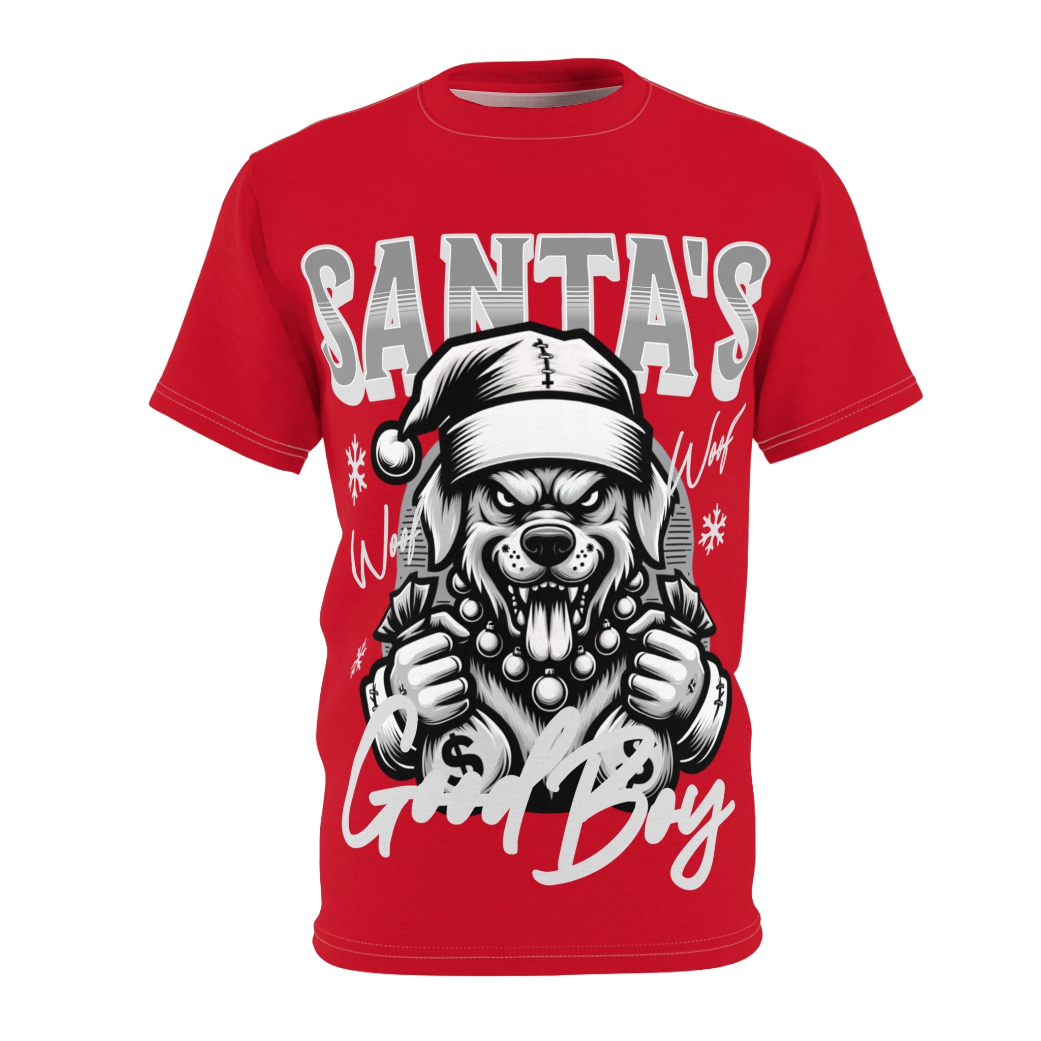 Santa's Good Boy Tee — Festive Dog Christmas Shirt