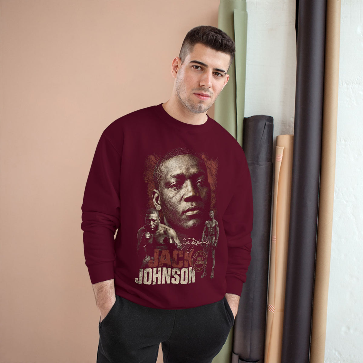 Retro Champion Tribute- Boxing Sweatshirt - Vintage Champion Tribute Crewneck