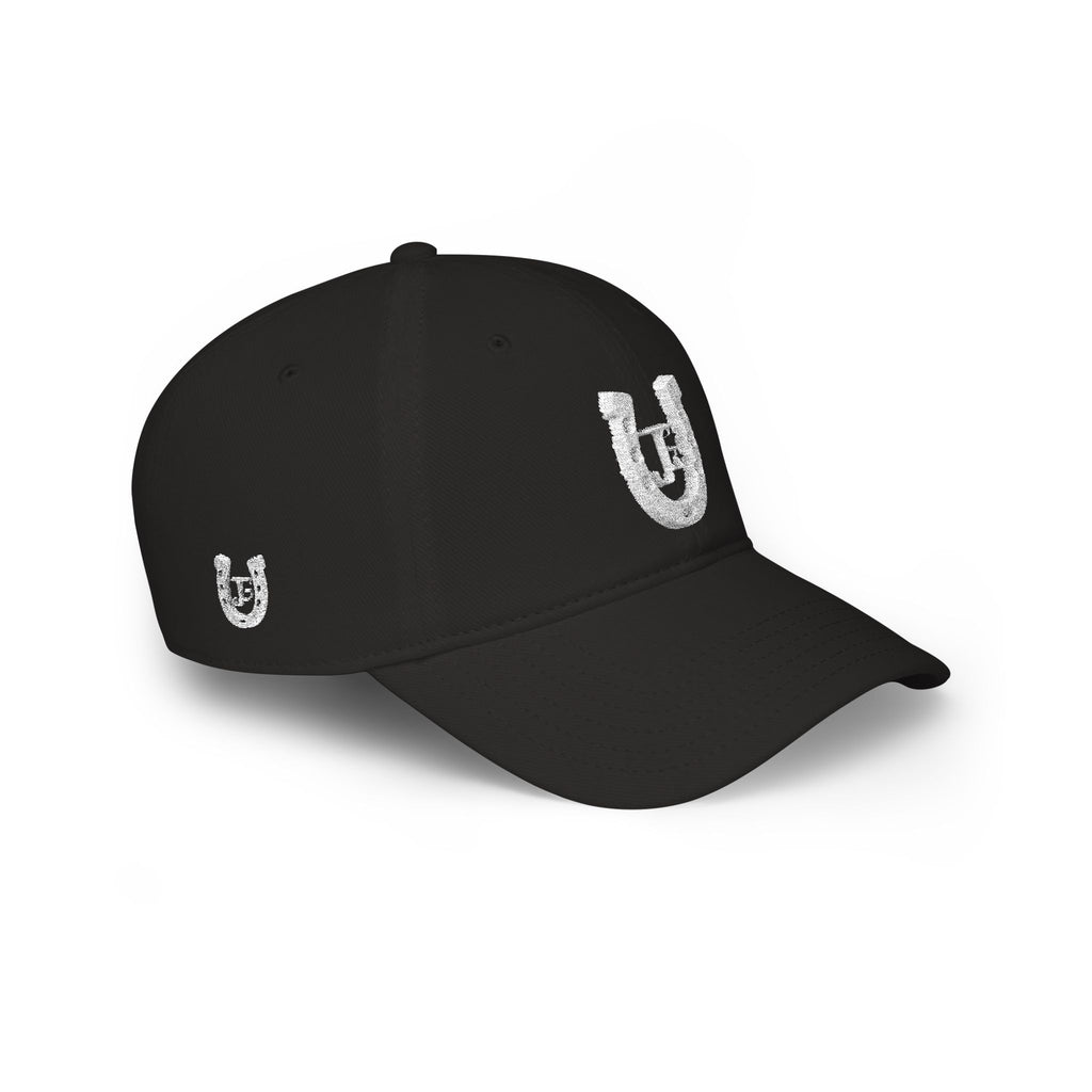 JG-Low Profile Baseball Cap — Lucky Horseshoe Embroidered Cap