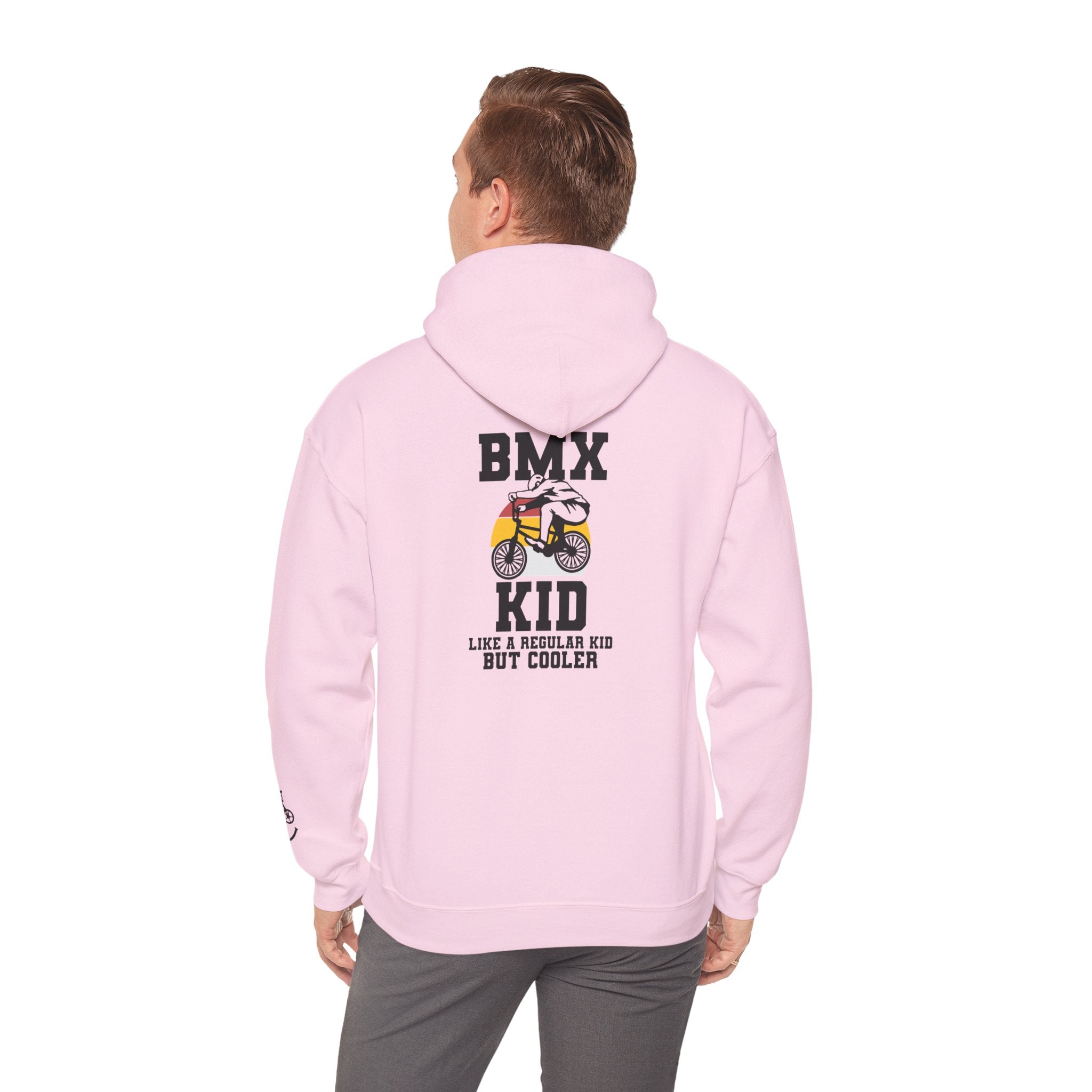 Rad-BMX Kid Hoodie — "Like a Regular Kid But Cooler" Youth BMX Pullover