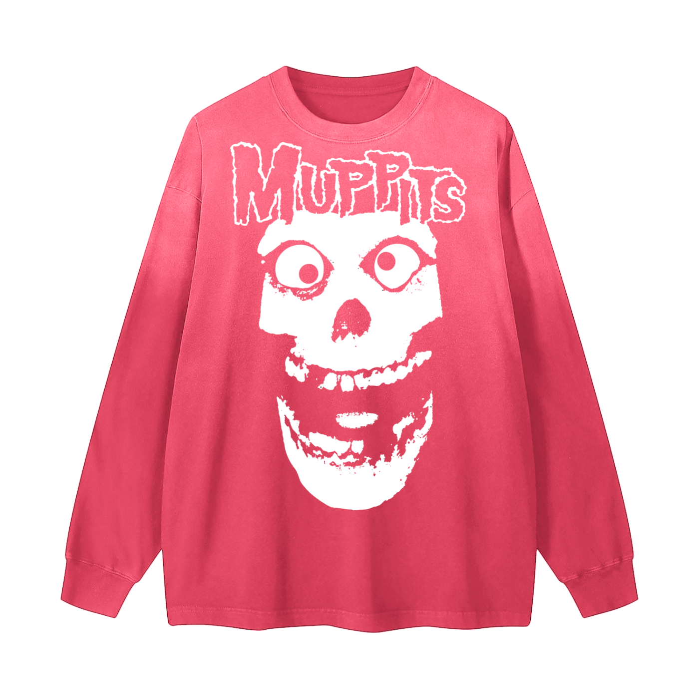 Gradient Washed Long Sleeve T-Shirt