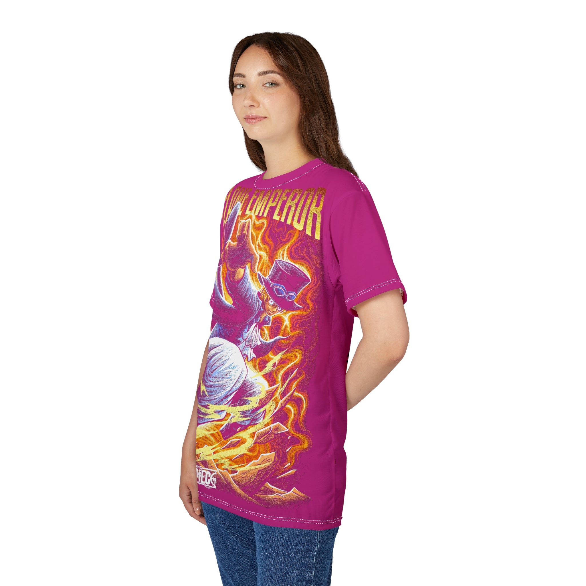 Anime-Flame Graphic Tee — Bold Fiery Anime-Inspired Shirt