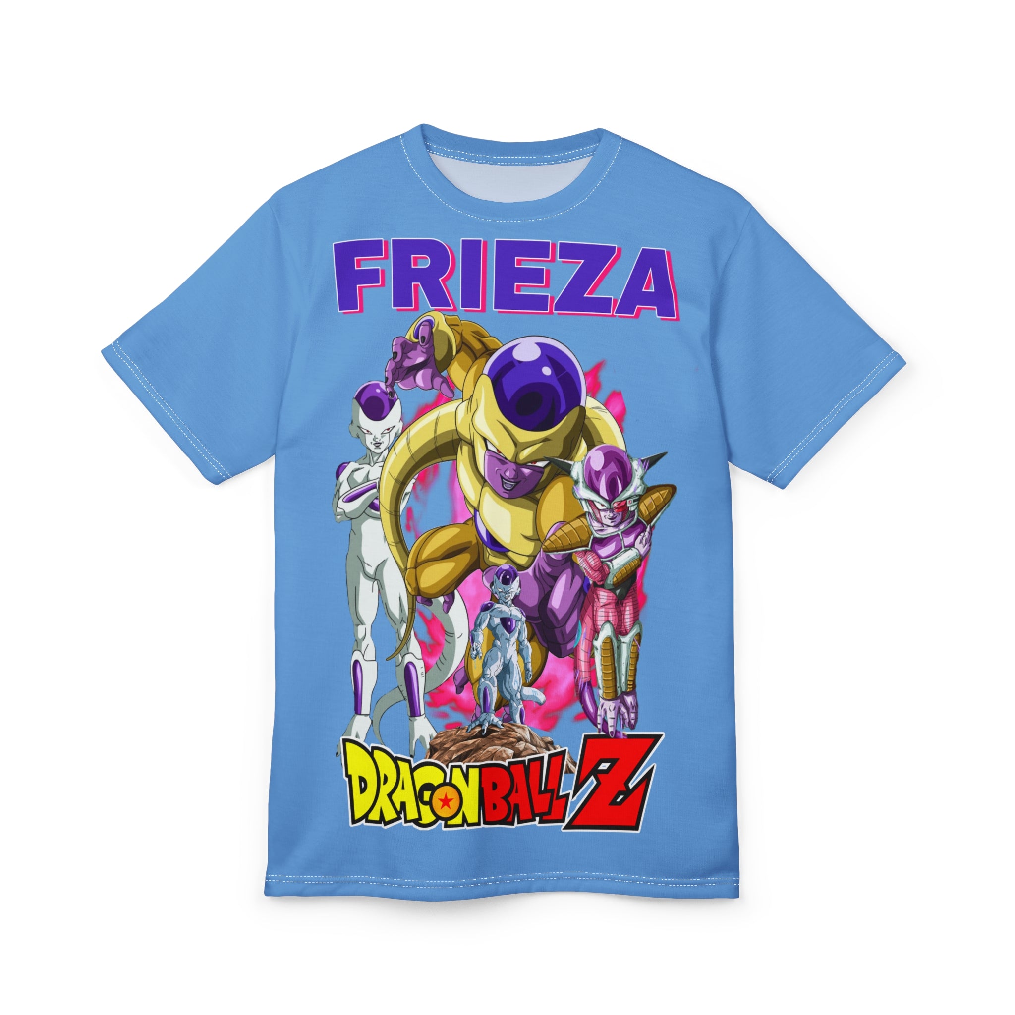 Dragon-Frieza Dragon Ball Z Graphic Tee — Anime Villain All-Over Print T-Shirt