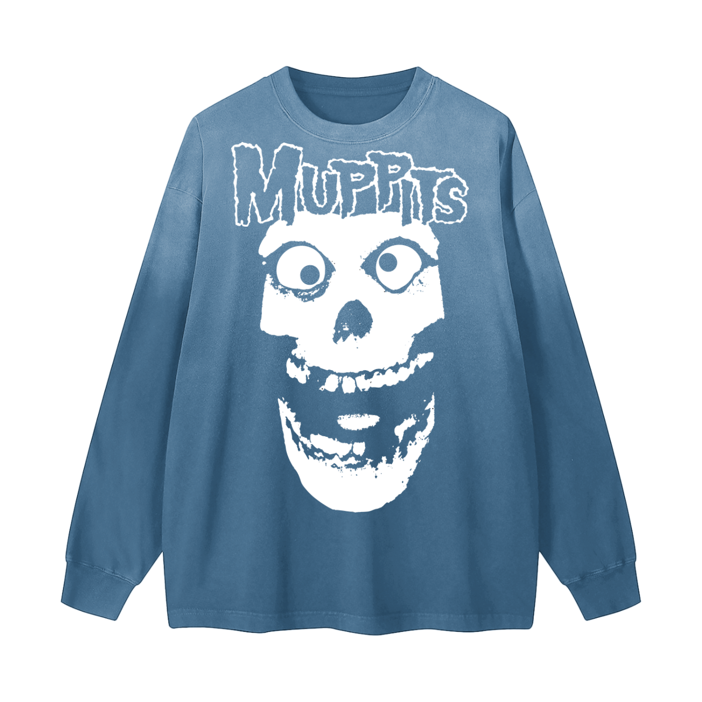Gradient Washed Long Sleeve T-Shirt