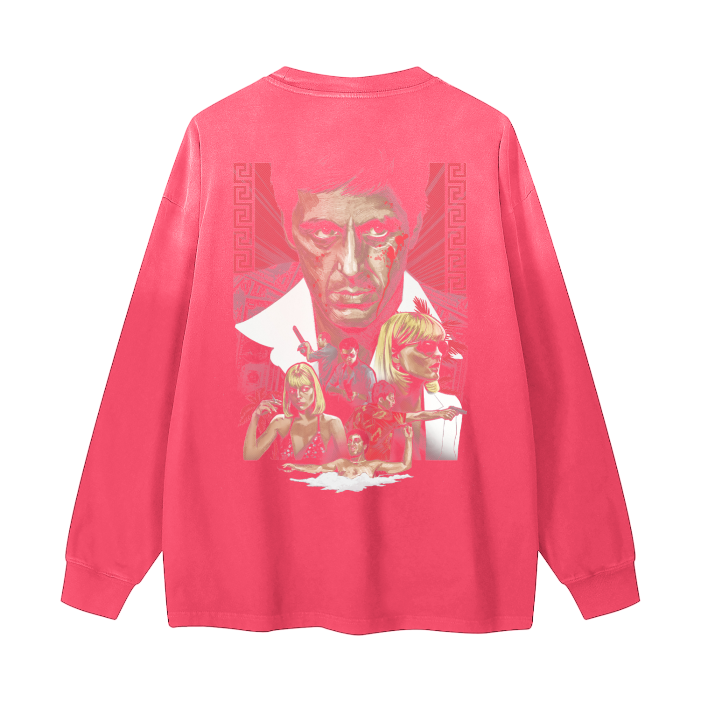Gradient Washed Long Sleeve T-Shirt