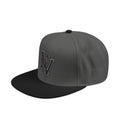 Hat-Embroidered V Diamond Snapback Hat — Streetwear Baseball Cap