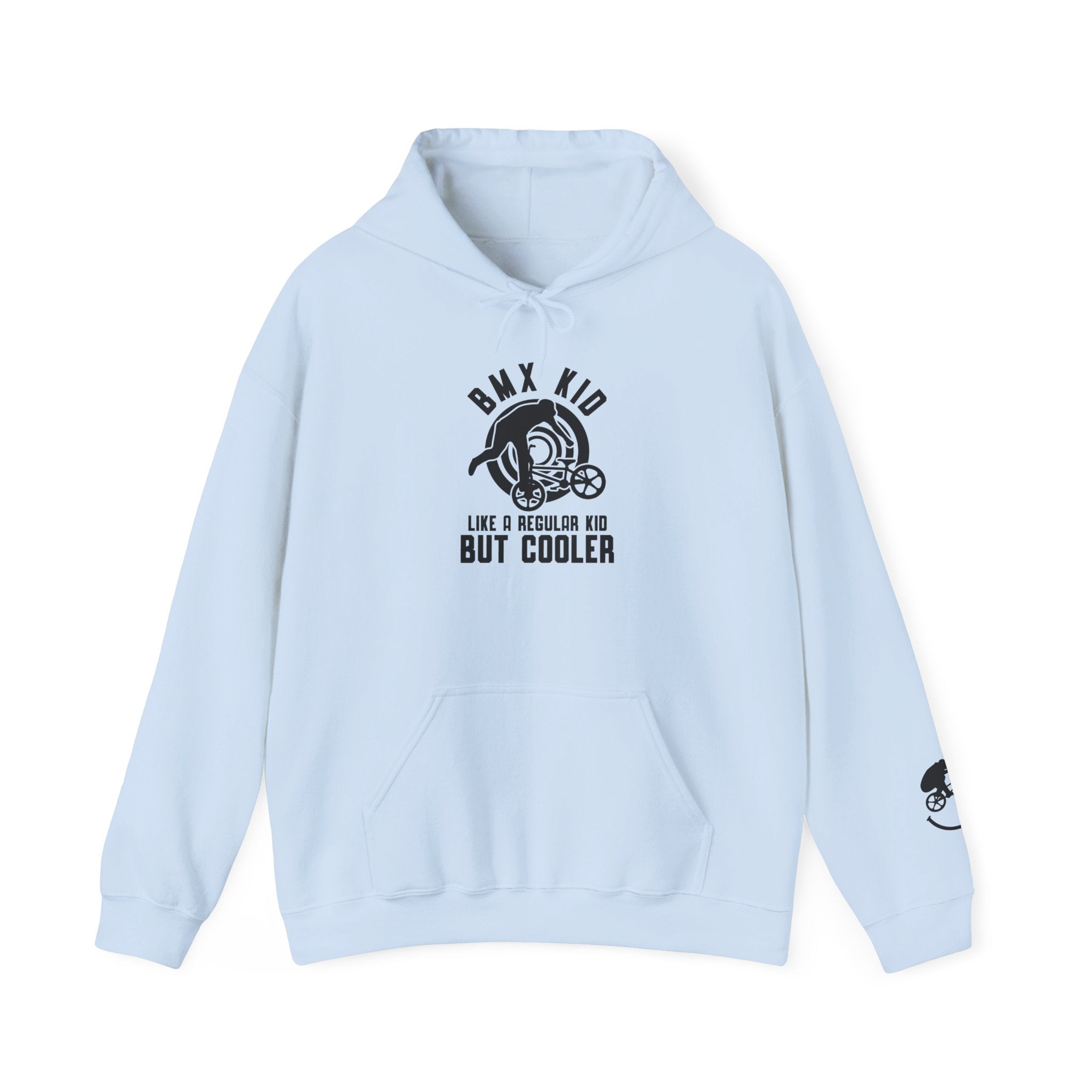 Rad-BMX Kid Hoodie — "Like a Regular Kid But Cooler" Youth BMX Pullover