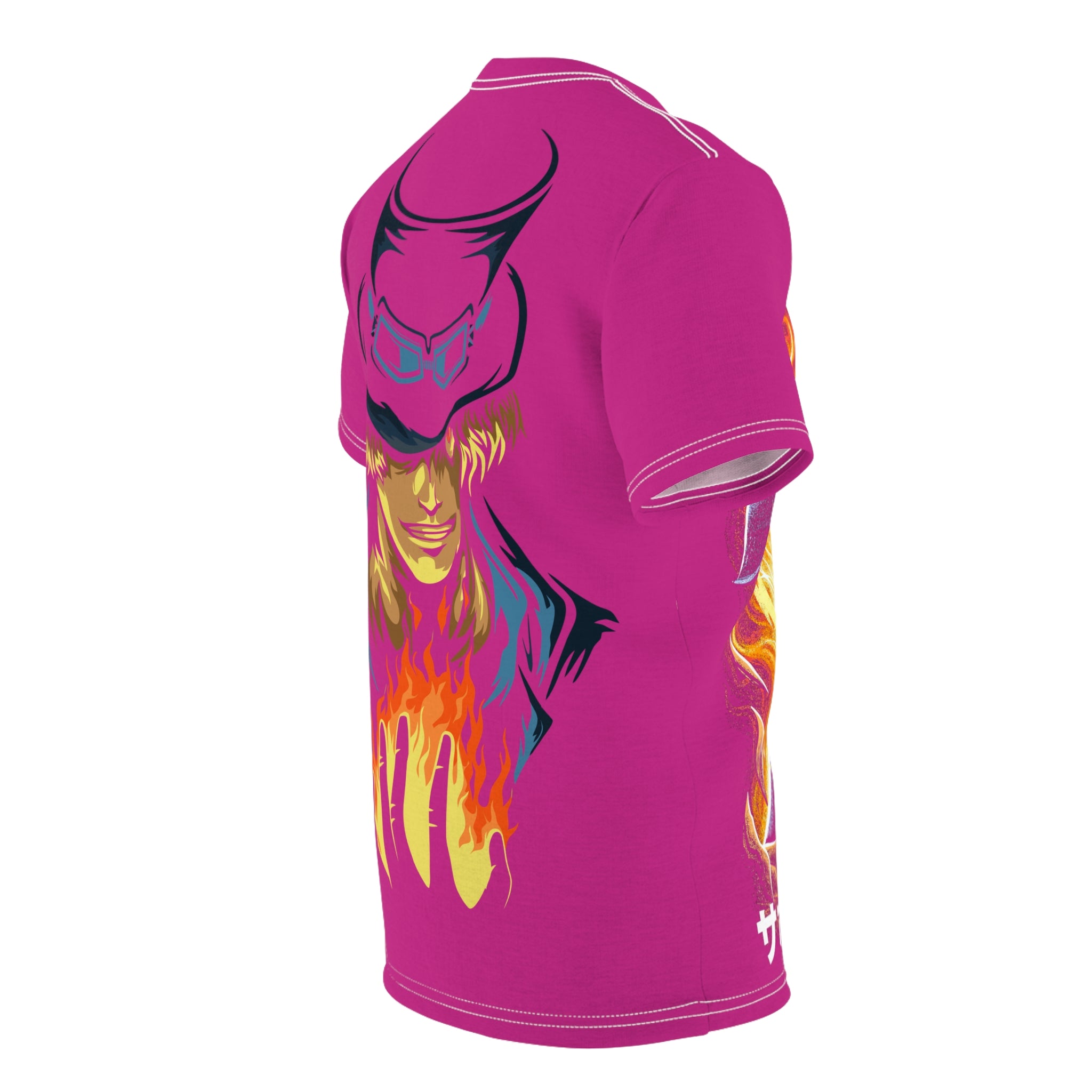 Anime-Flame Graphic Tee — Bold Fiery Anime-Inspired Shirt