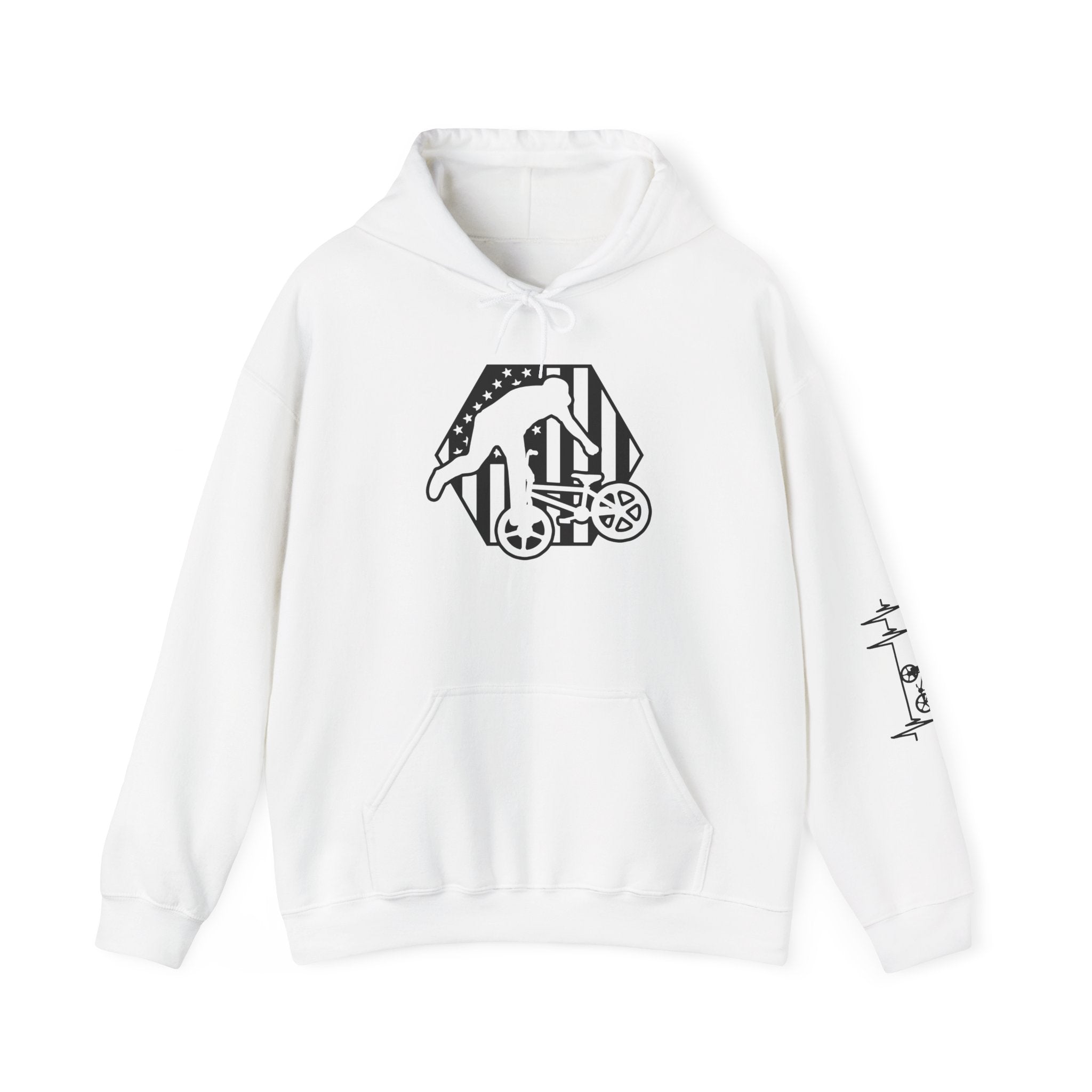 Rad-BMX Is Importanter Hoodie — Funny BMX Rider Sweatshirt