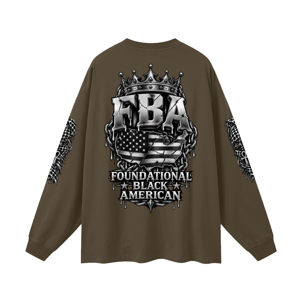 FBA-Oversized Unisex Long Sleeve T-Shirt