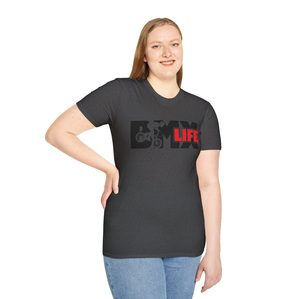 Rad- Life T-Shirt — Motocross Rider Tee with Back Number 33