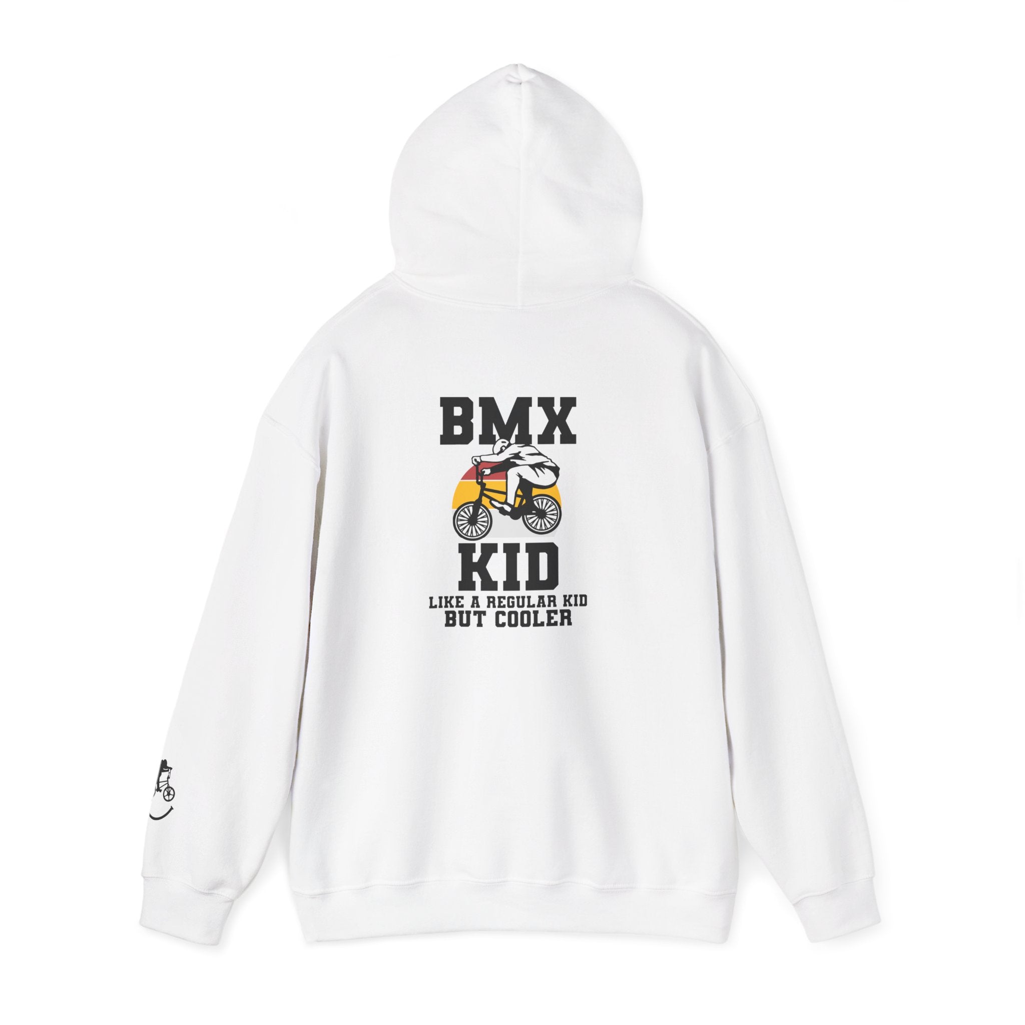Rad-BMX Kid Hoodie — "Like a Regular Kid But Cooler" Youth BMX Pullover