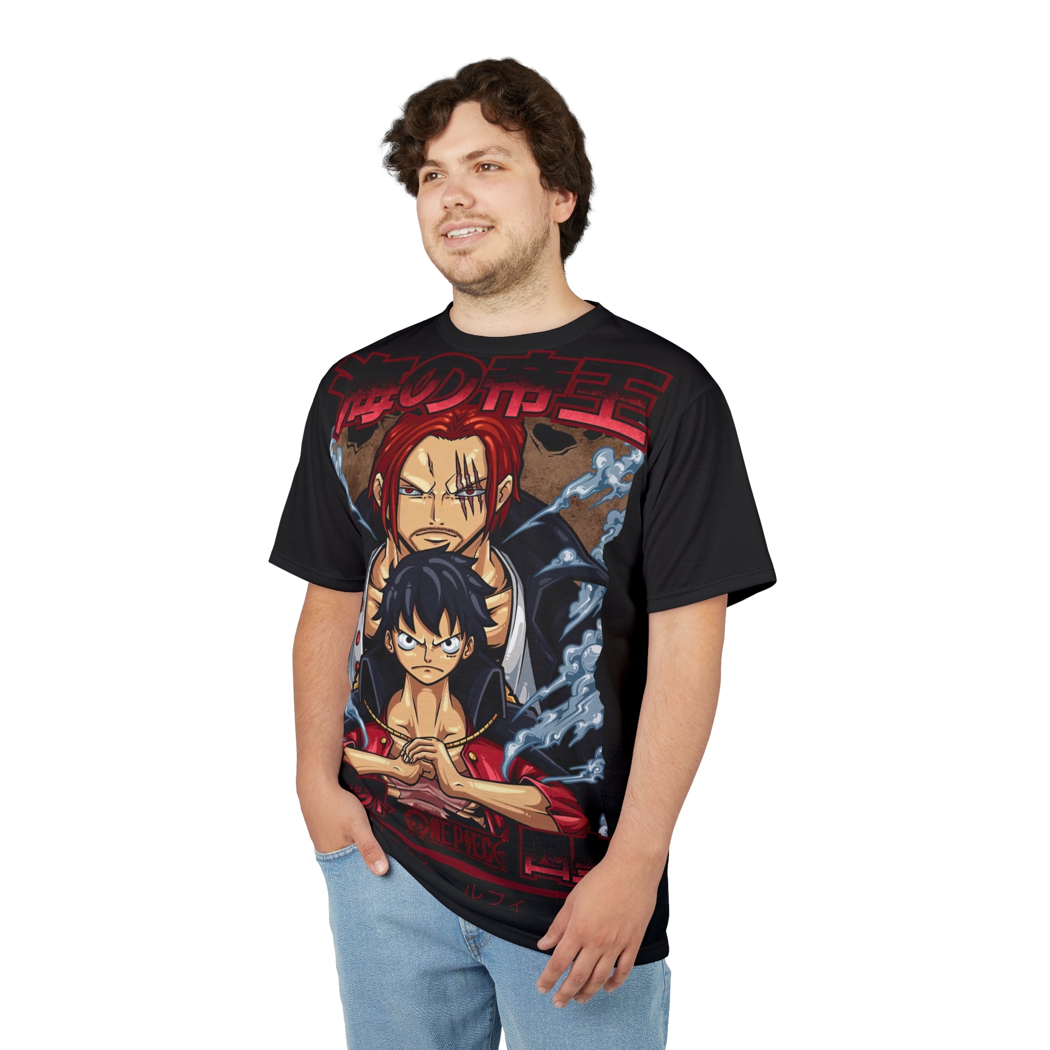 Anime- Pirate Crew T-Shirt — 'King of the Sea' Graphic Tee