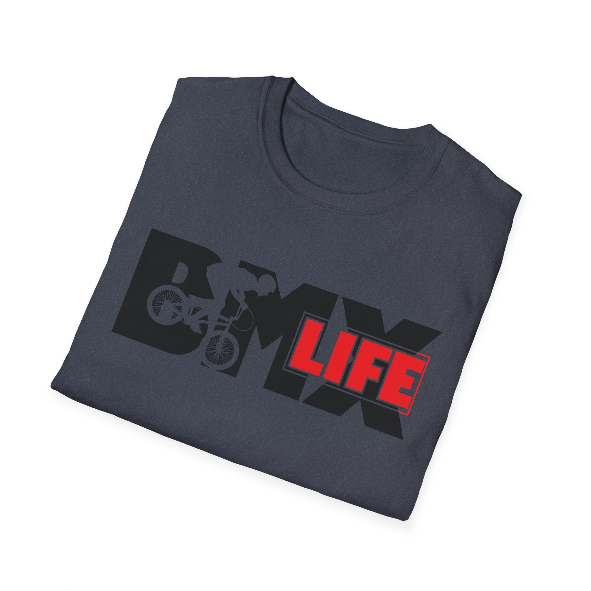 Rad- Life T-Shirt — Motocross Rider Tee with Back Number 33