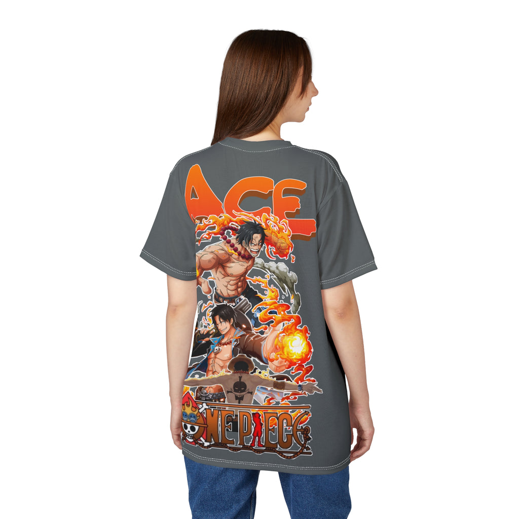 Anime-Ace Flames Graphic Tee