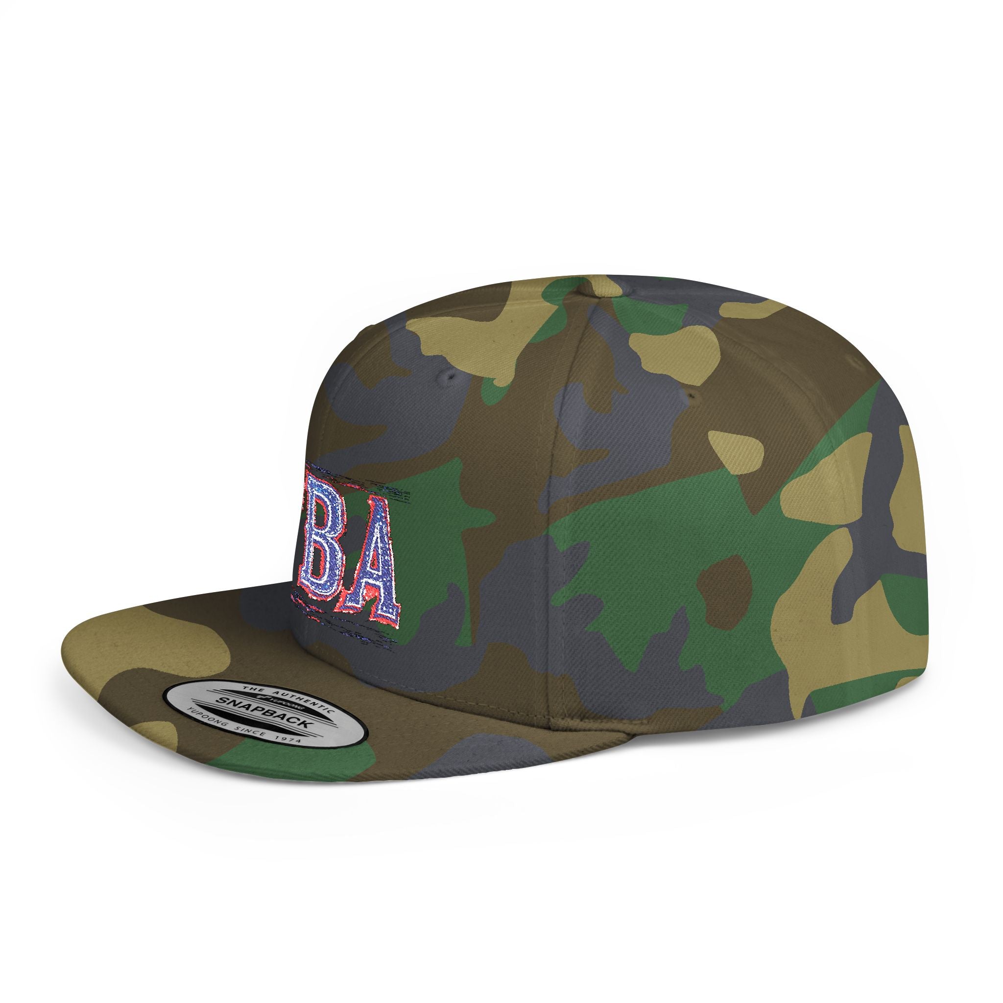 FBA- Distressed Patch Snapback Hat