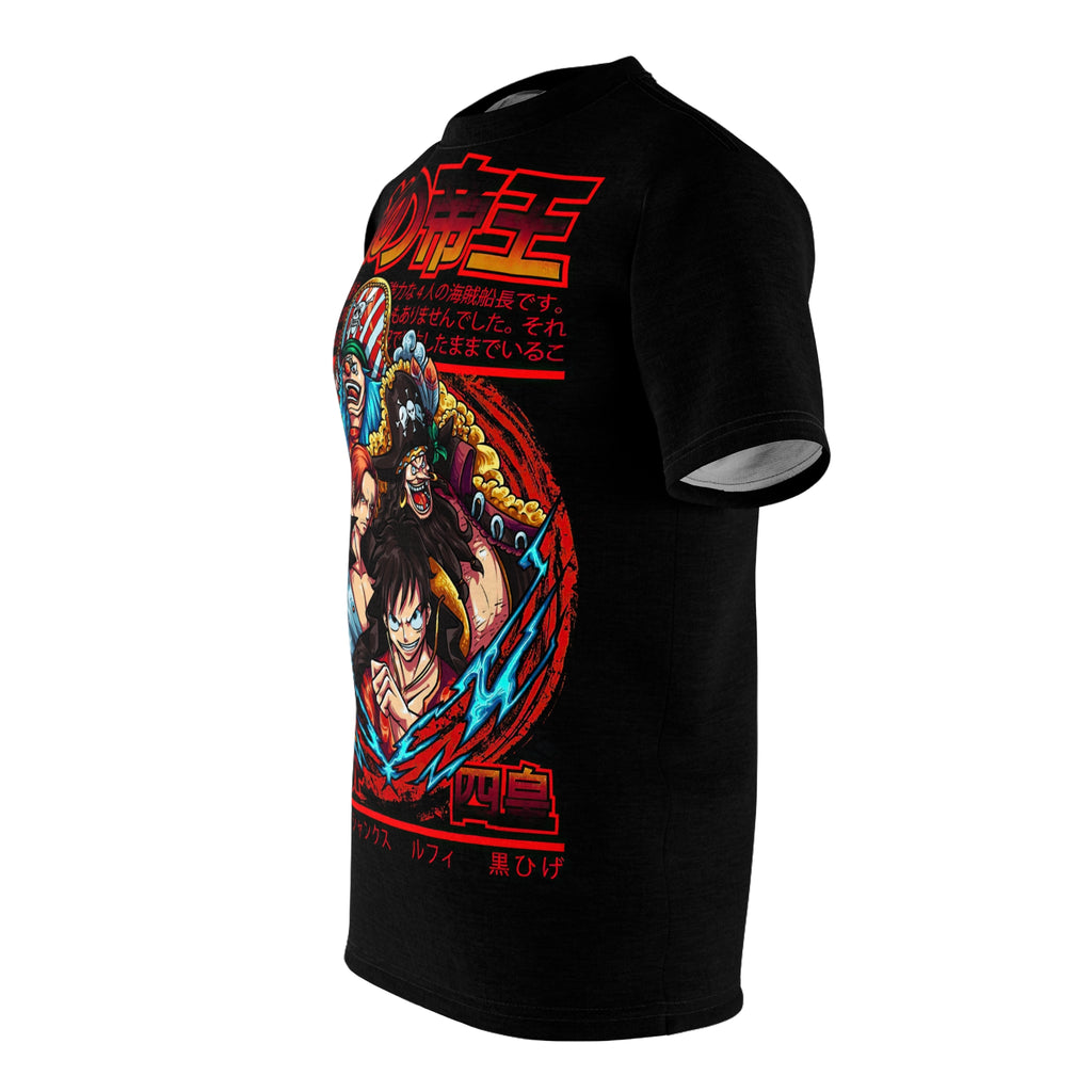 Anime- Pirate Crew Graphic Tee — Manga Style T-Shirt
