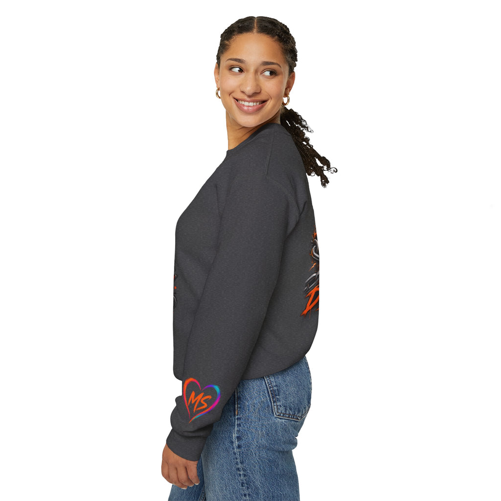 MS- Awareness Skull Crewneck Sweatshirt — "My Lesions Don’t Define Me"