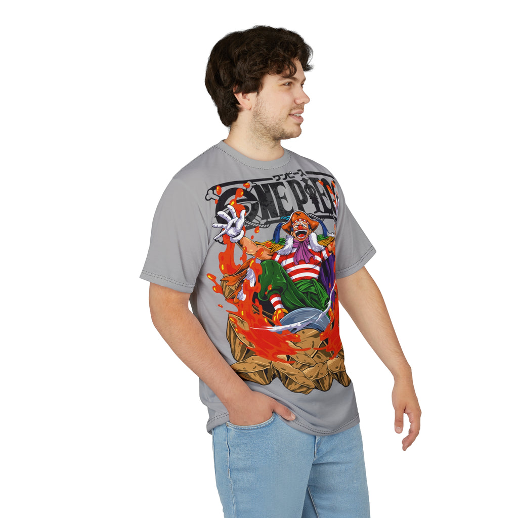 Anime- Buggy the Clown Graphic Tee — Anime Pirate Captain All-Over Print