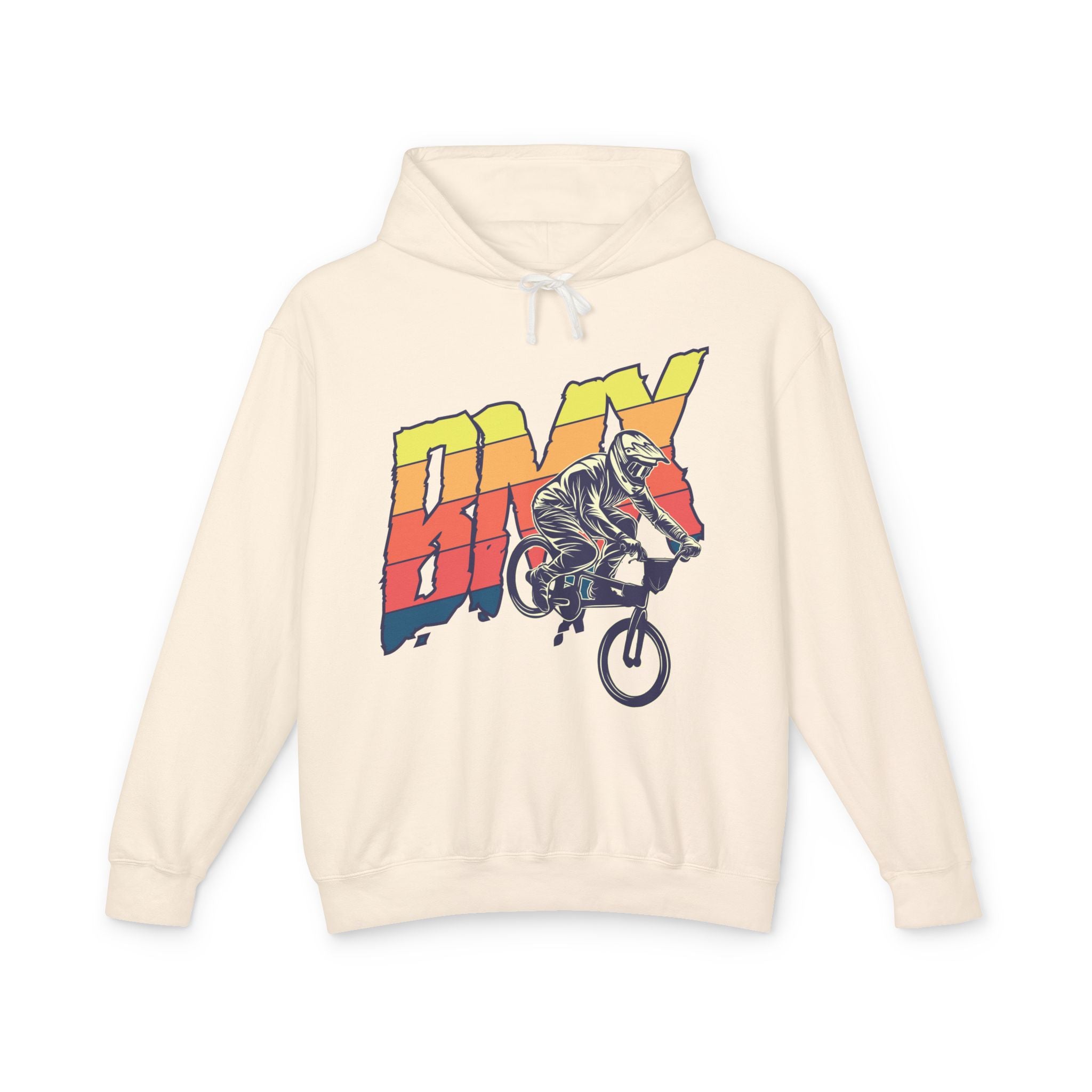 Rad- BMX Vintage Rider Hoodie — Retro BMX Sweatshirt for Cyclists & Fans
