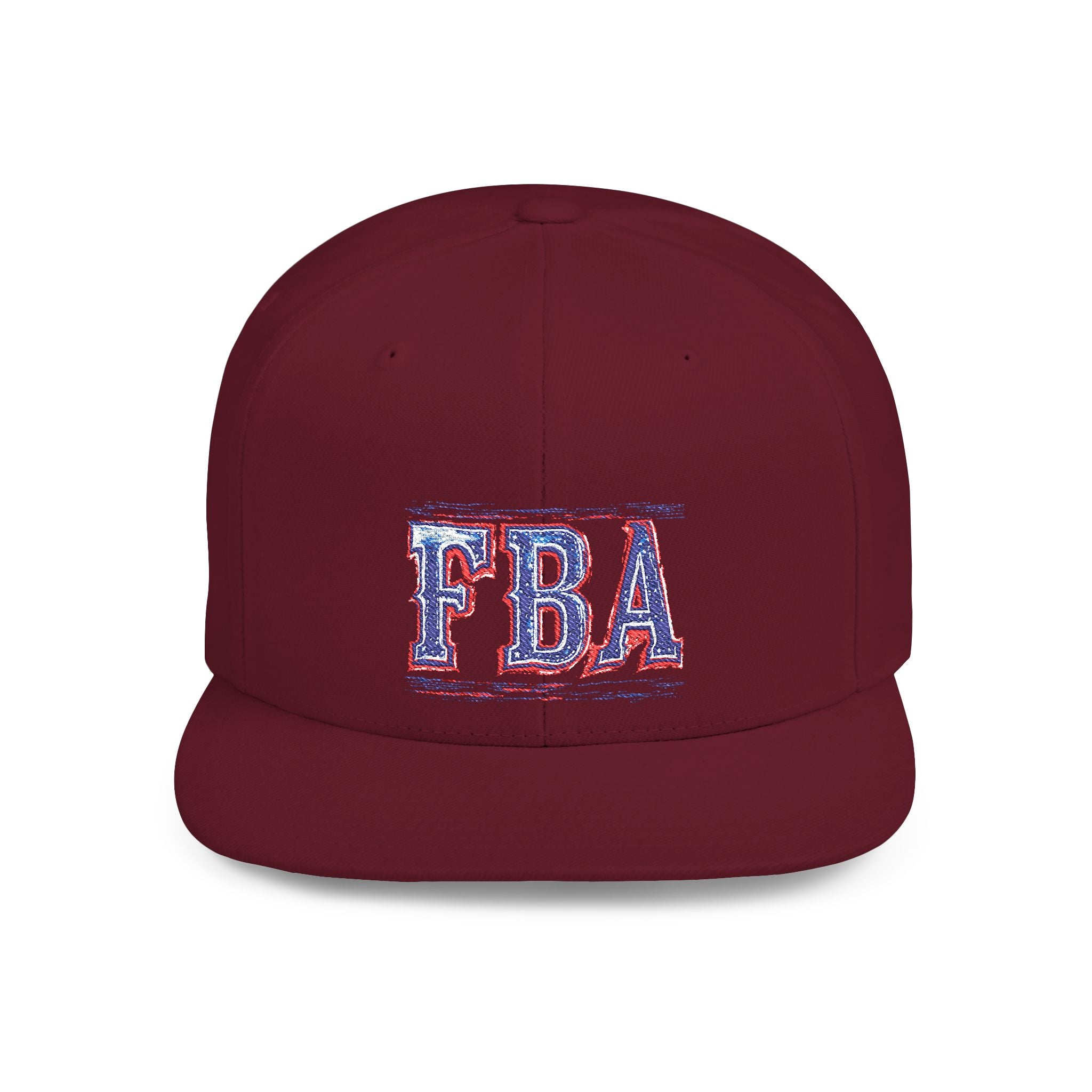 FBA- Distressed Patch Snapback Hat