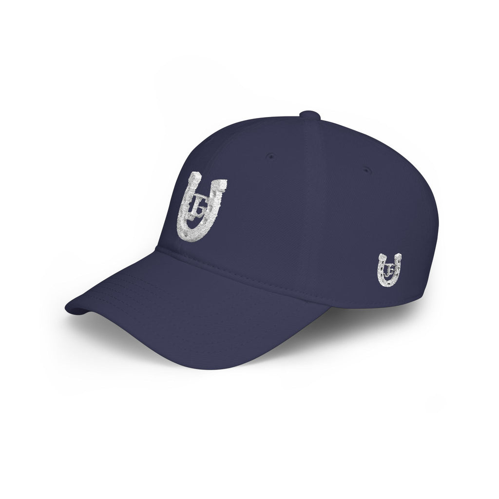 JG-Low Profile Baseball Cap — Lucky Horseshoe Embroidered Cap